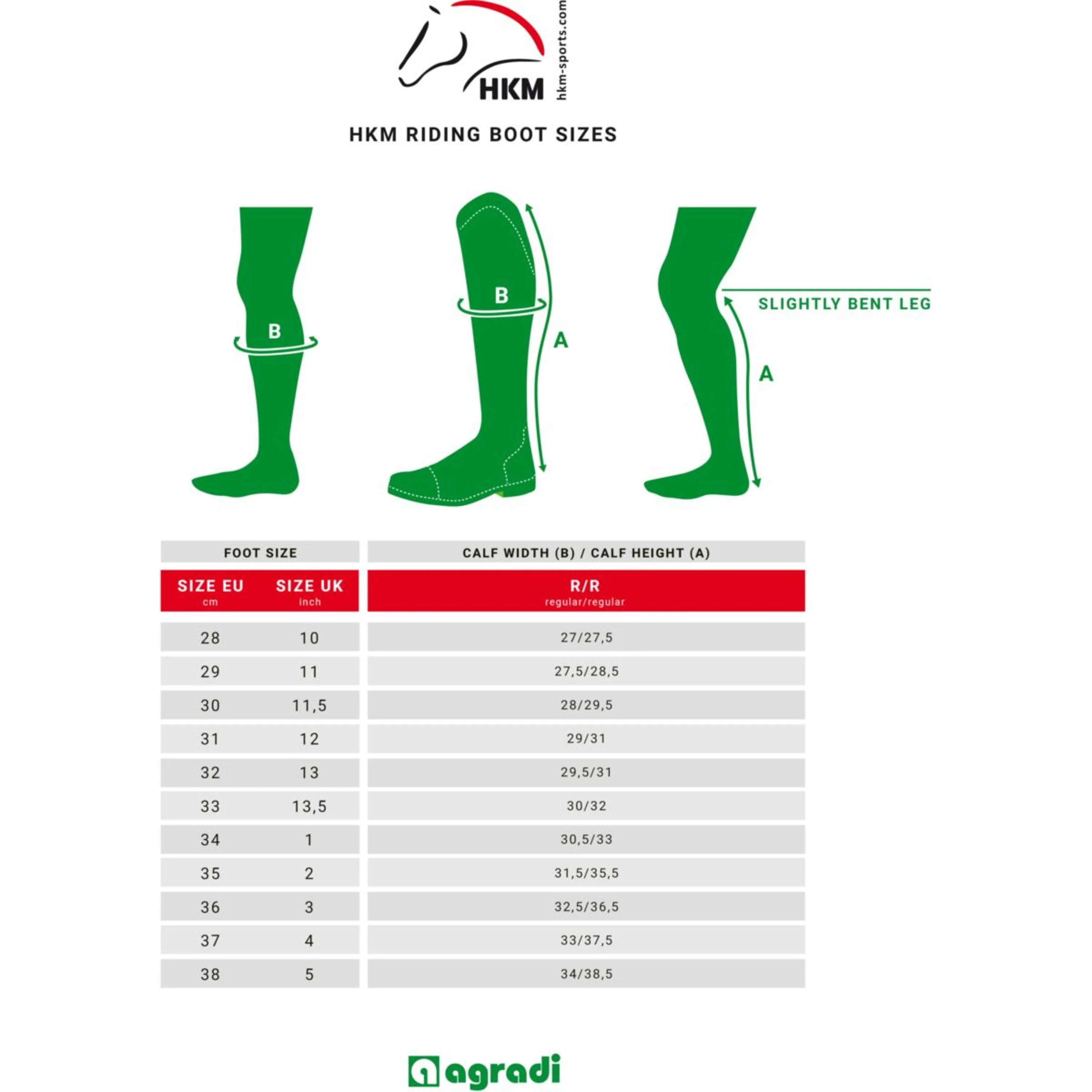 HKM Bottes avec Élastique Noir - Image 10