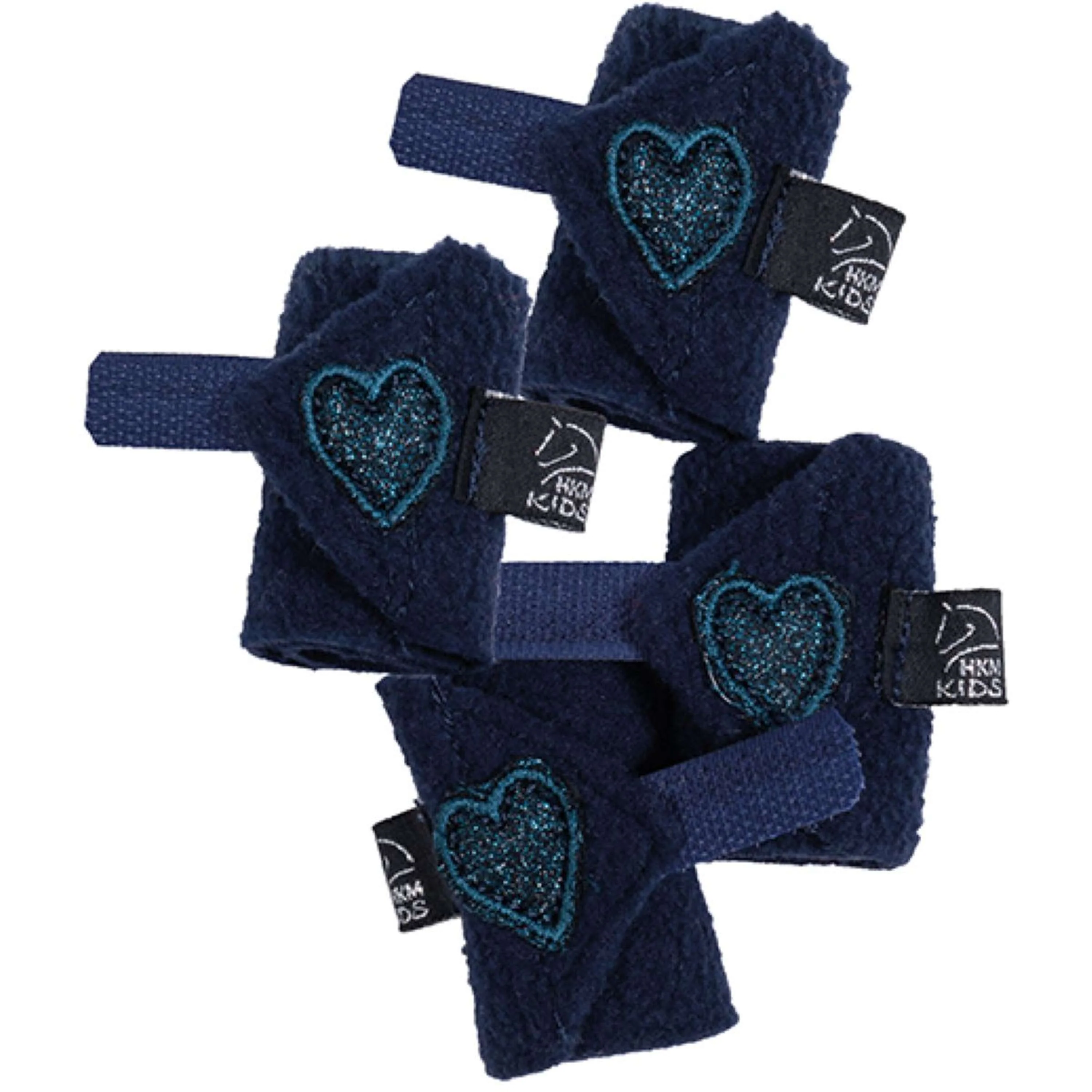 HKM Câlin Poney Riding Ensemble de Démarrage Bleu profond - Image 3