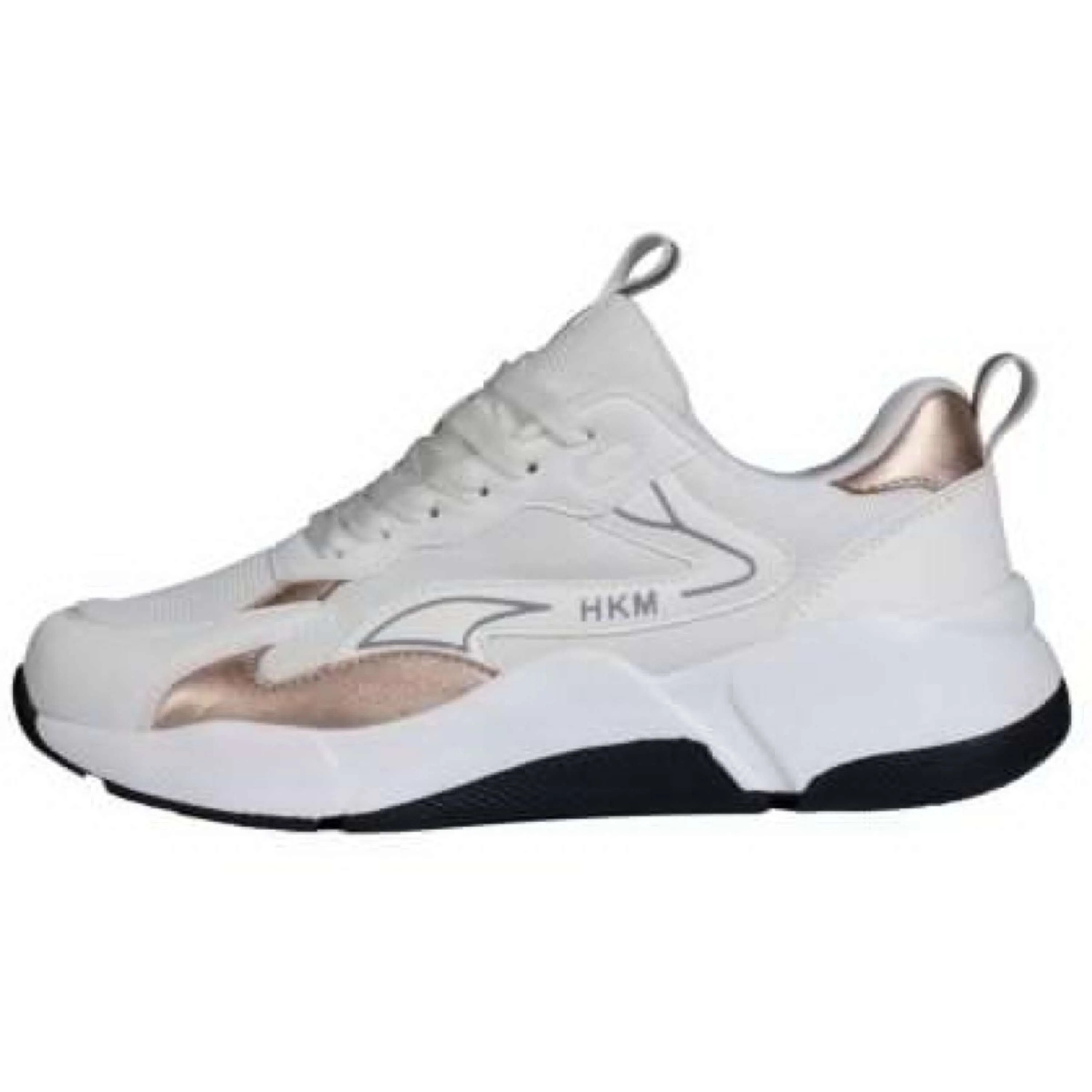 HKM Chaussures Rosegold Glamour Blanc