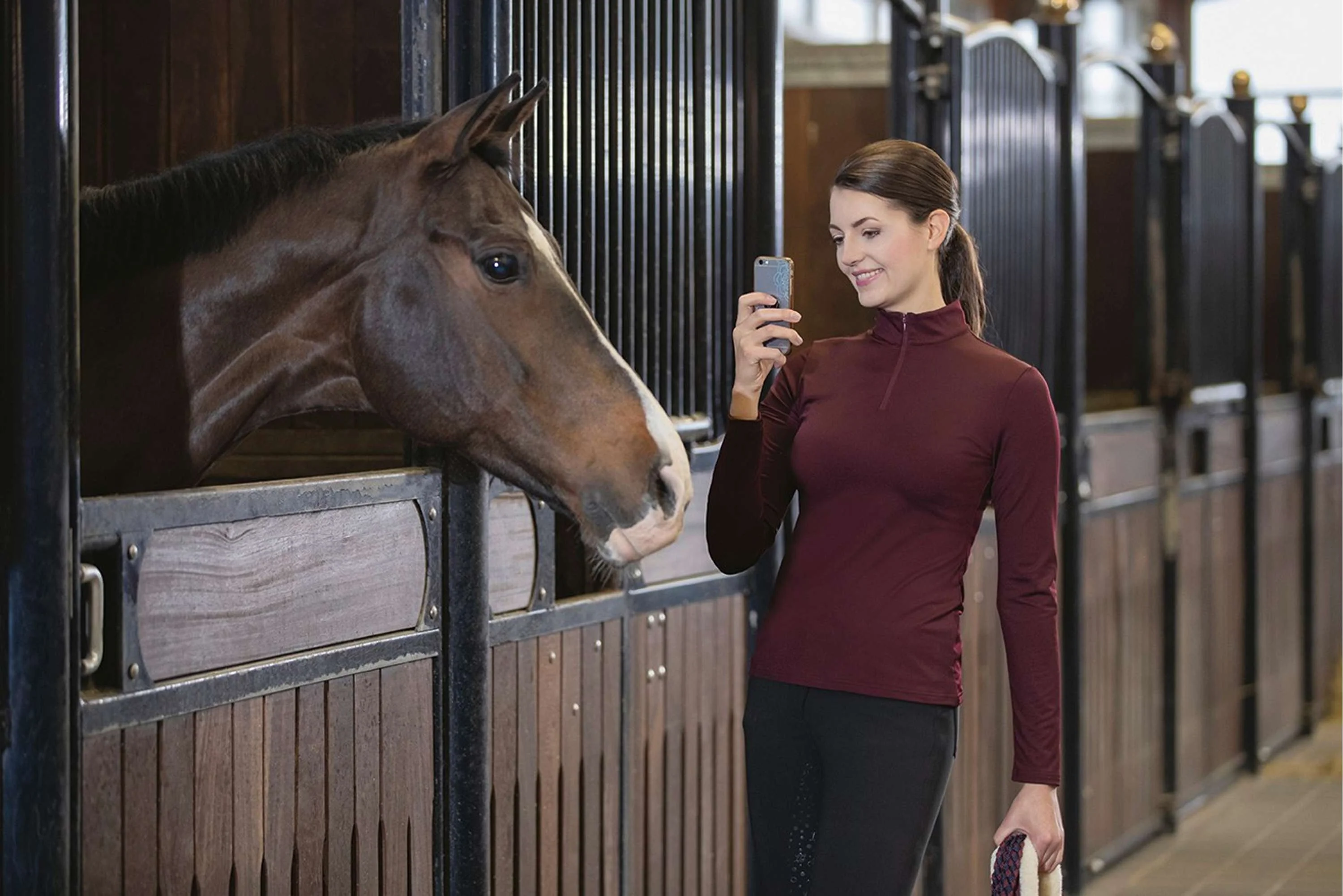 HKM Chemise Basic Bordeaux - Image 2