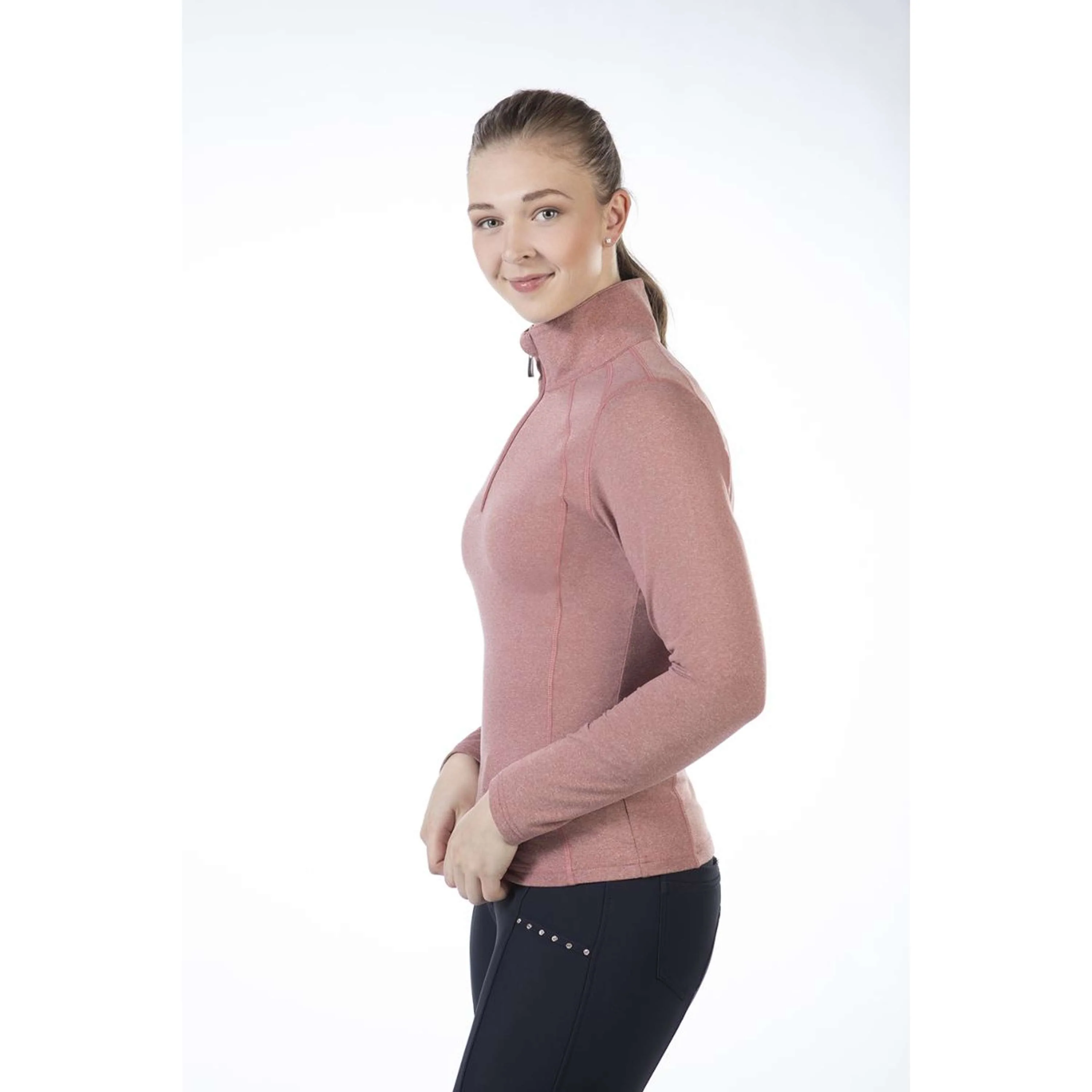 HKM Chemise Fonctionnelle Mio Terre cuite/Mélange - Image 2