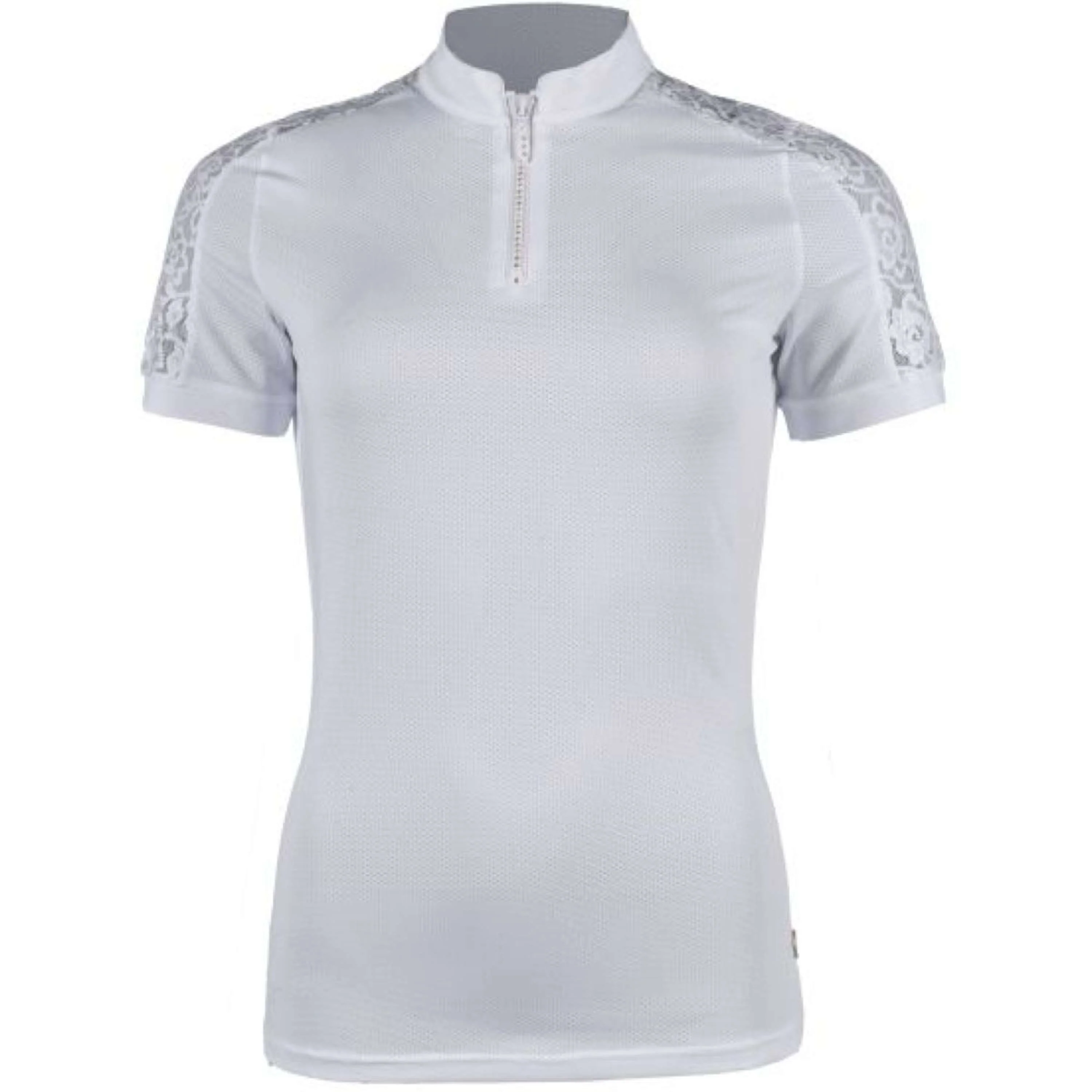 HKM Chemise Fonctionnelle Nelly Manches Courtes Blanc