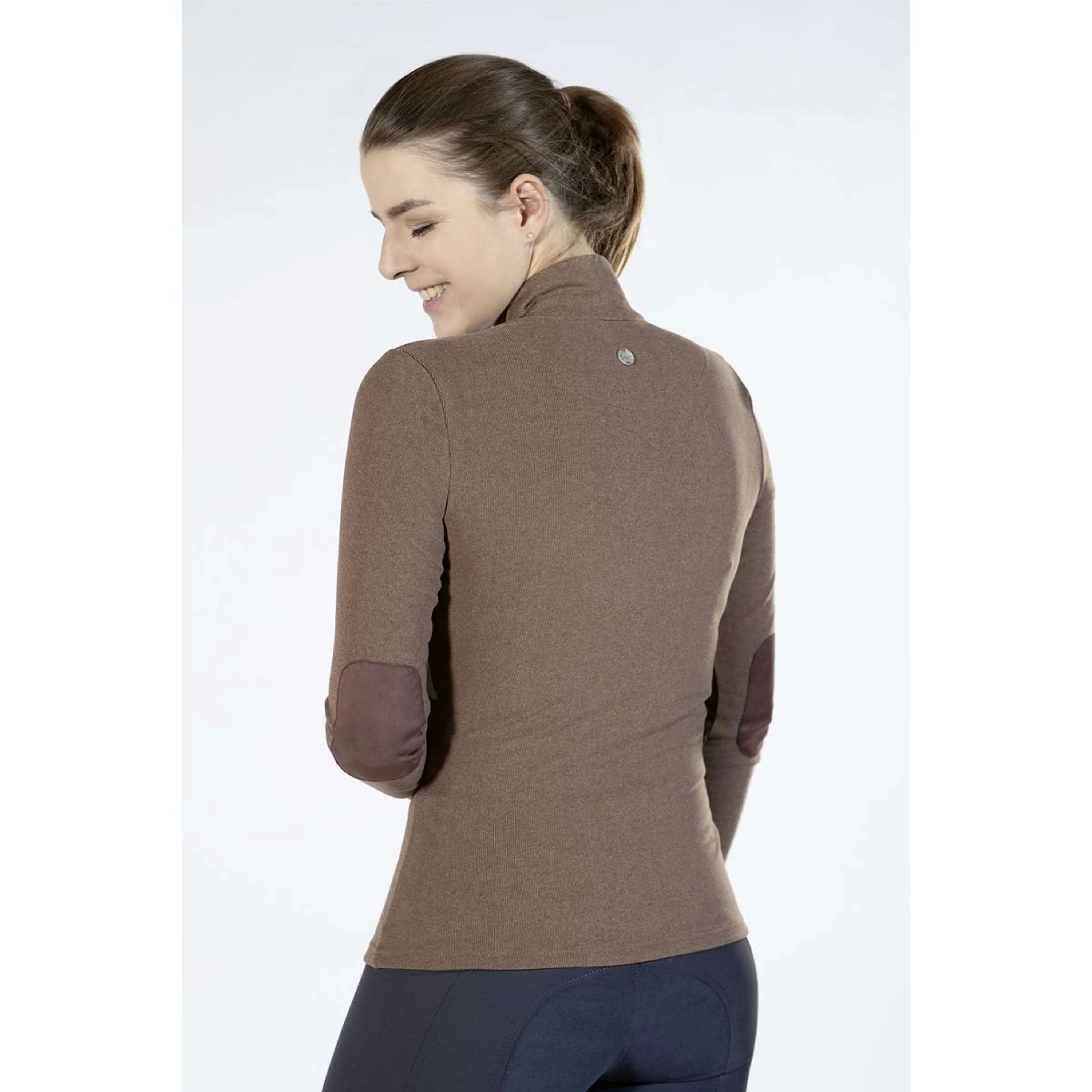 HKM Chemise Fonctionnelle Supersoft Marron foncé - Image 2