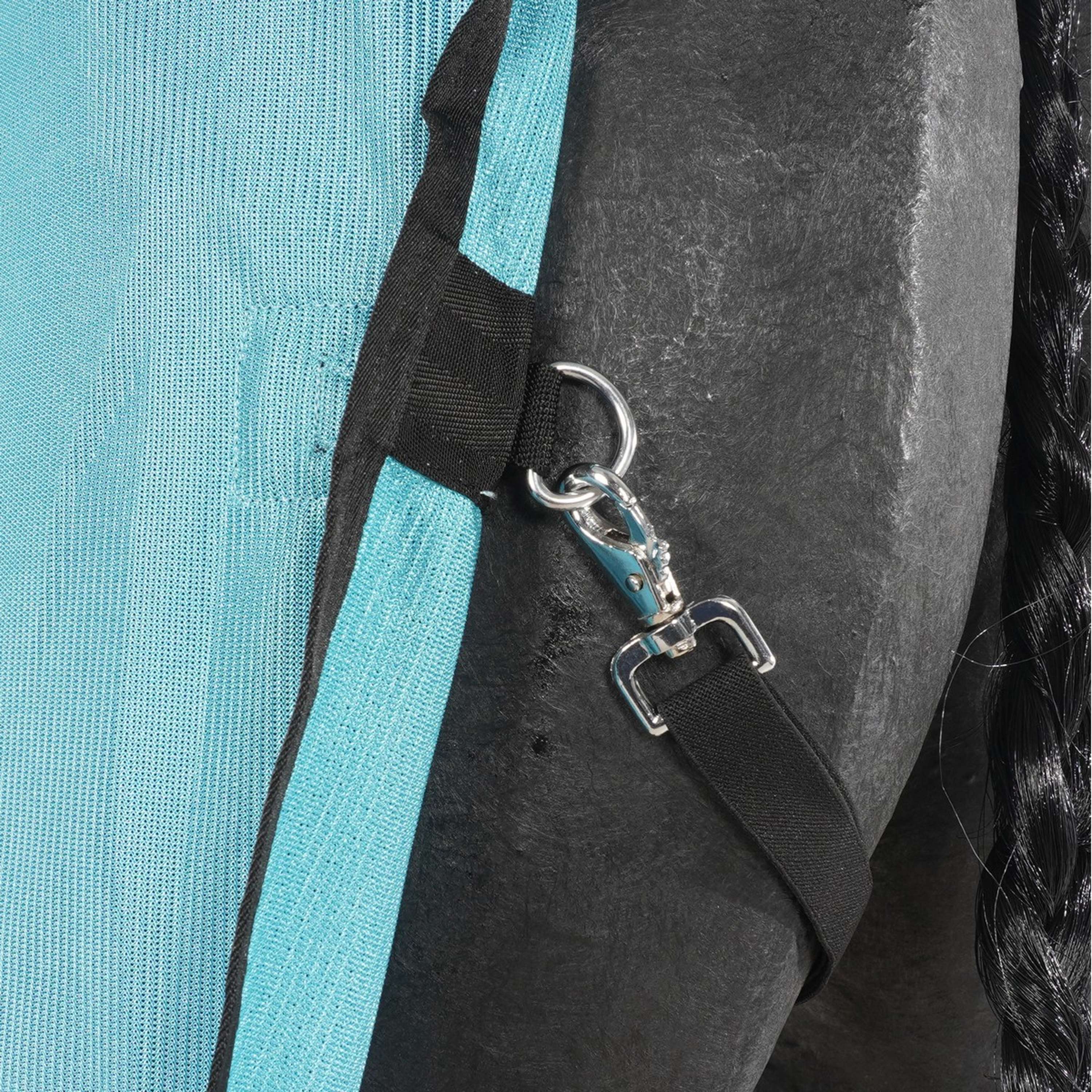 HKM Couverture Anti-Mouches Aqua avec Couvre-cou Aqua - Image 8