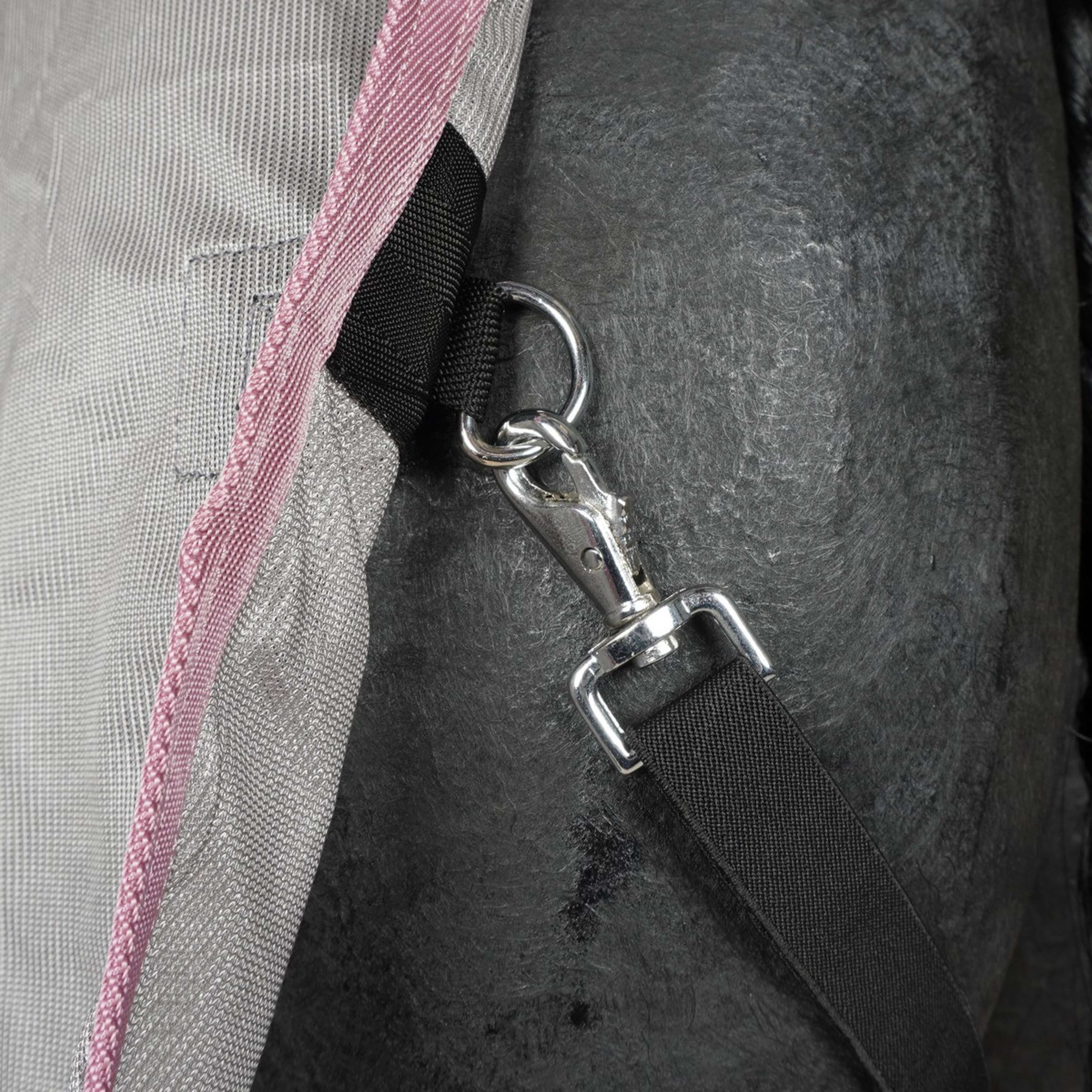 HKM Couverture Anti-Mouches avec Couvre-cou Gris - Image 9