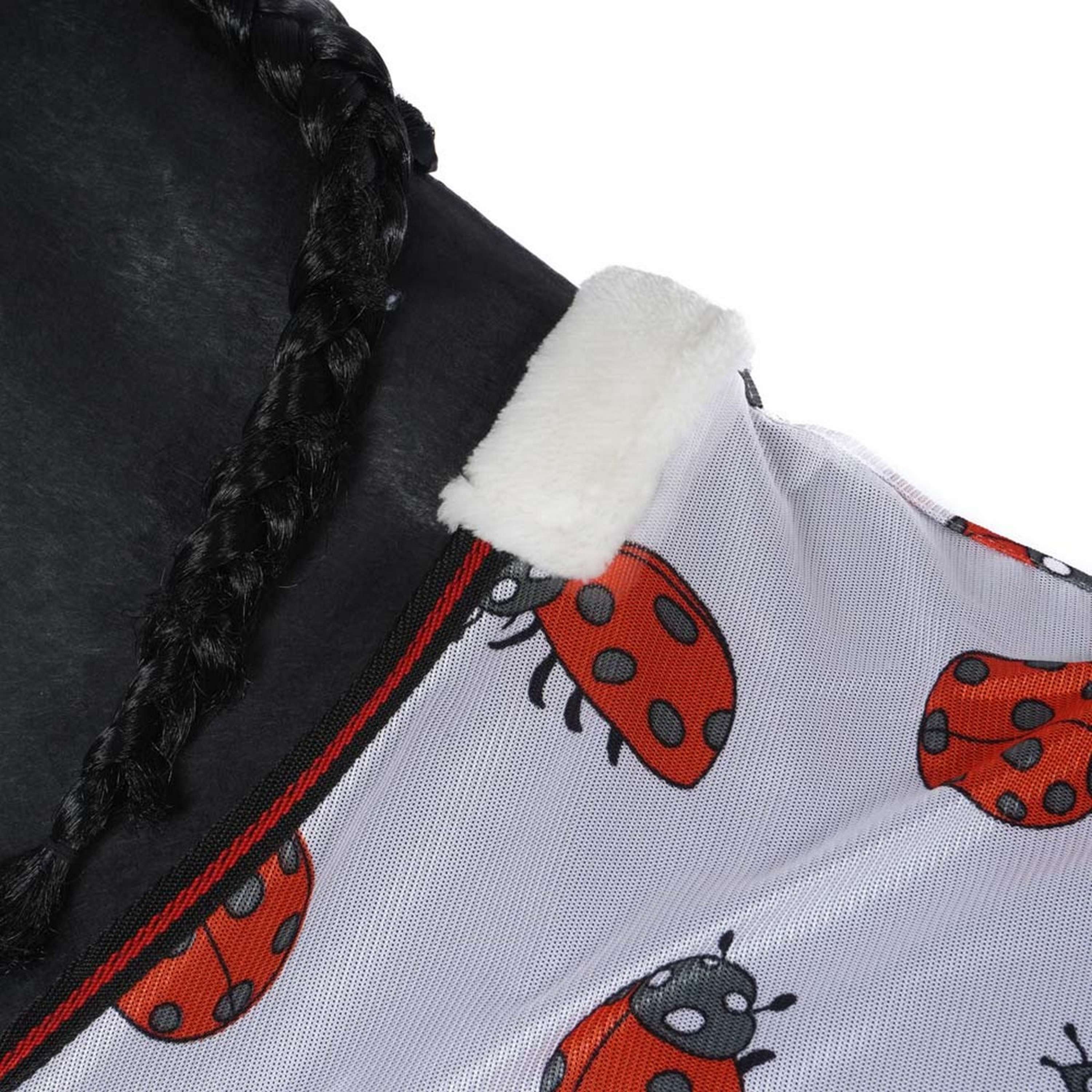 HKM Couverture Anti-Mouches Ladybug Blanc Rouge - Image 3