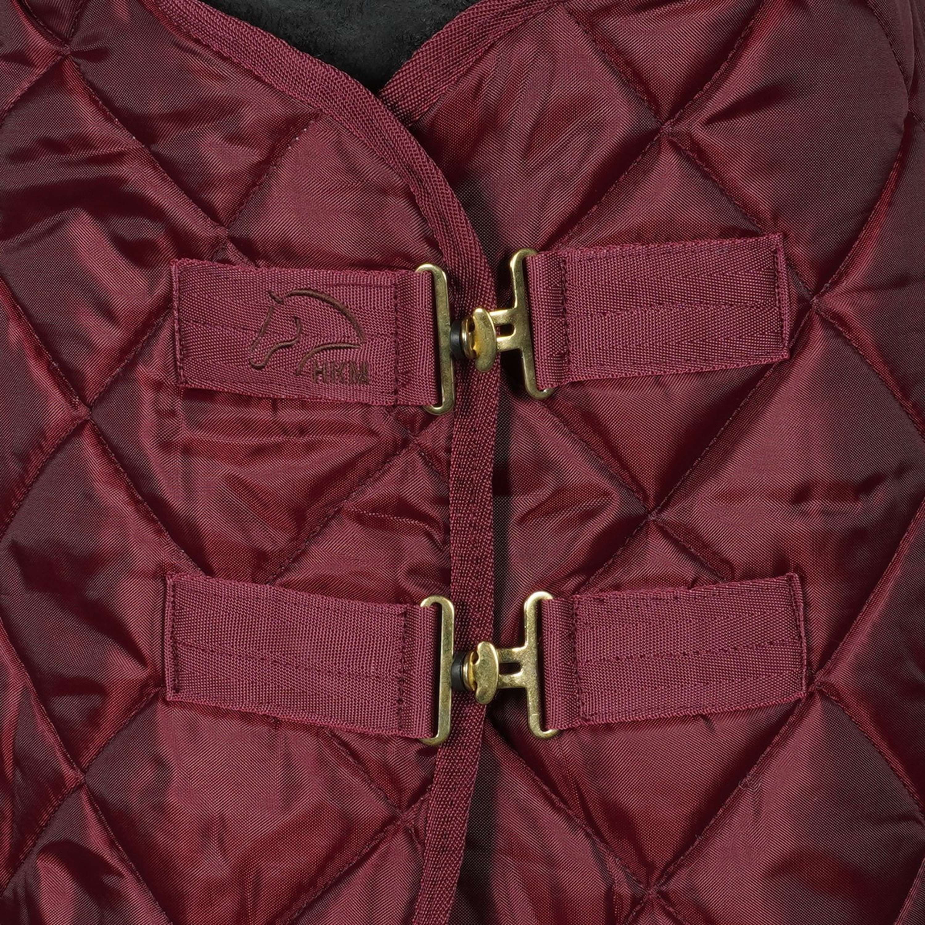 HKM Couverture d'Écurie Winter Vin rouge - Image 2