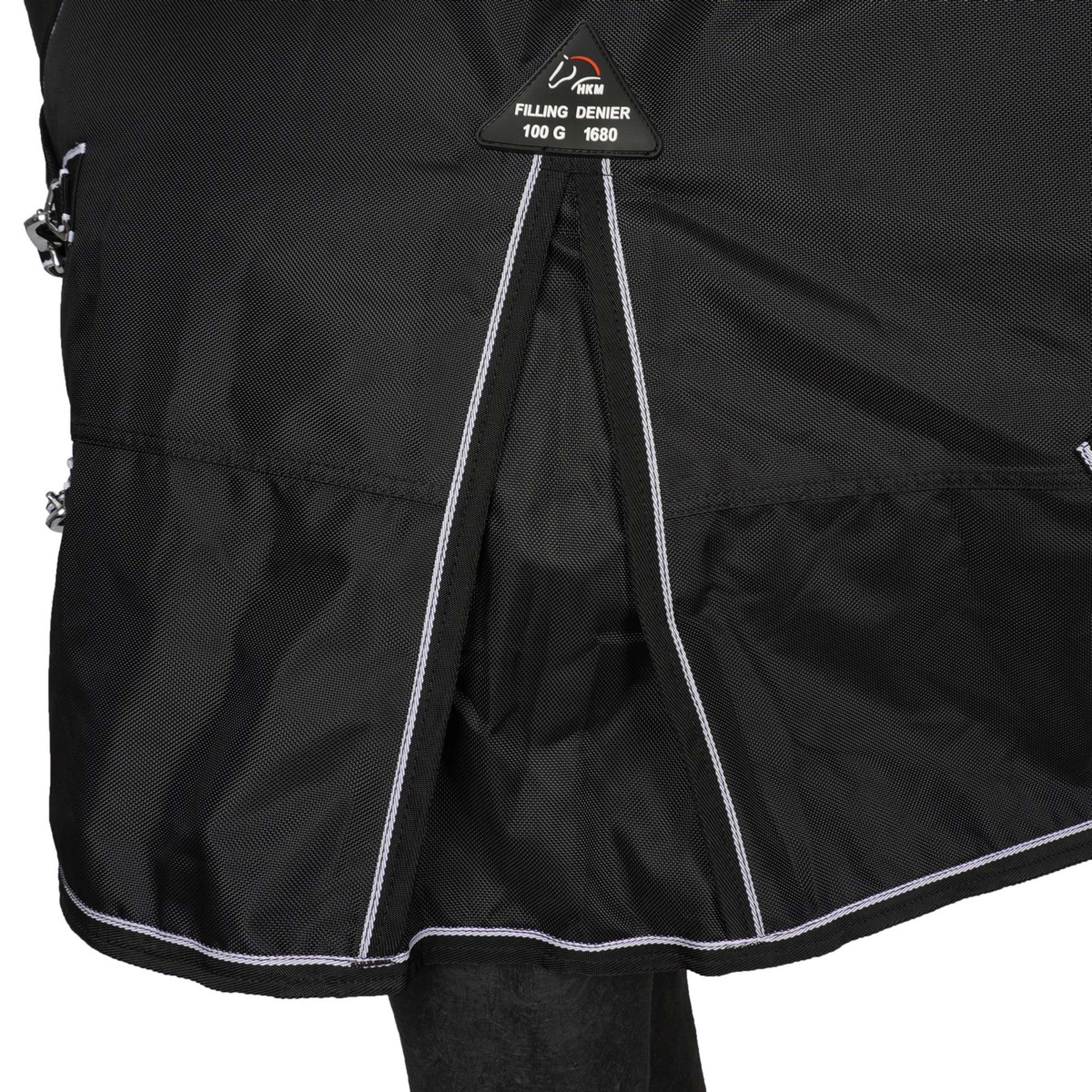 HKM Couverture d'Extérieur Premium 1680D 100g avec Teddy Doublure Noir - Image 5