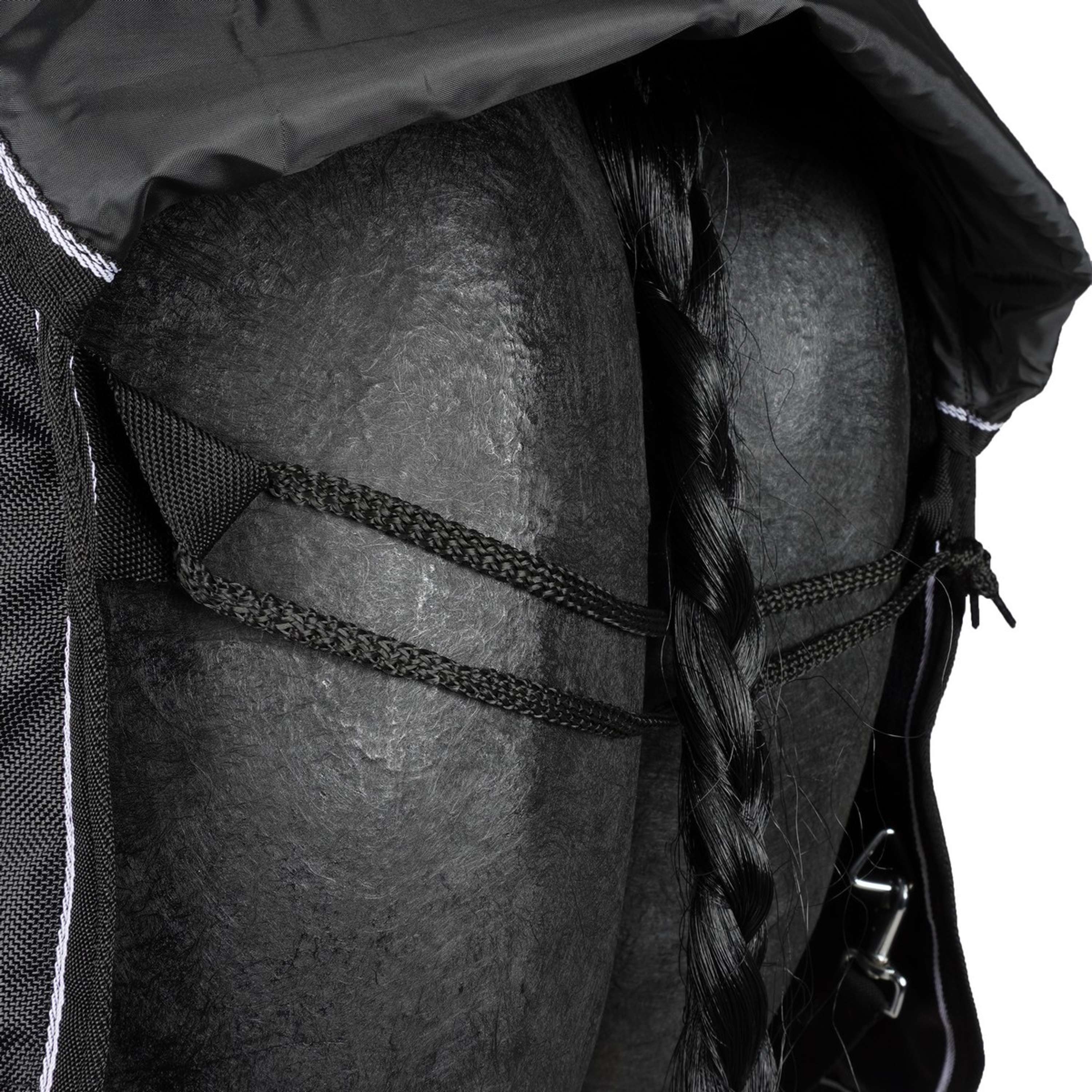 HKM Couverture d'Extérieur Premium 1680D 100g avec Teddy Doublure Noir - Image 7