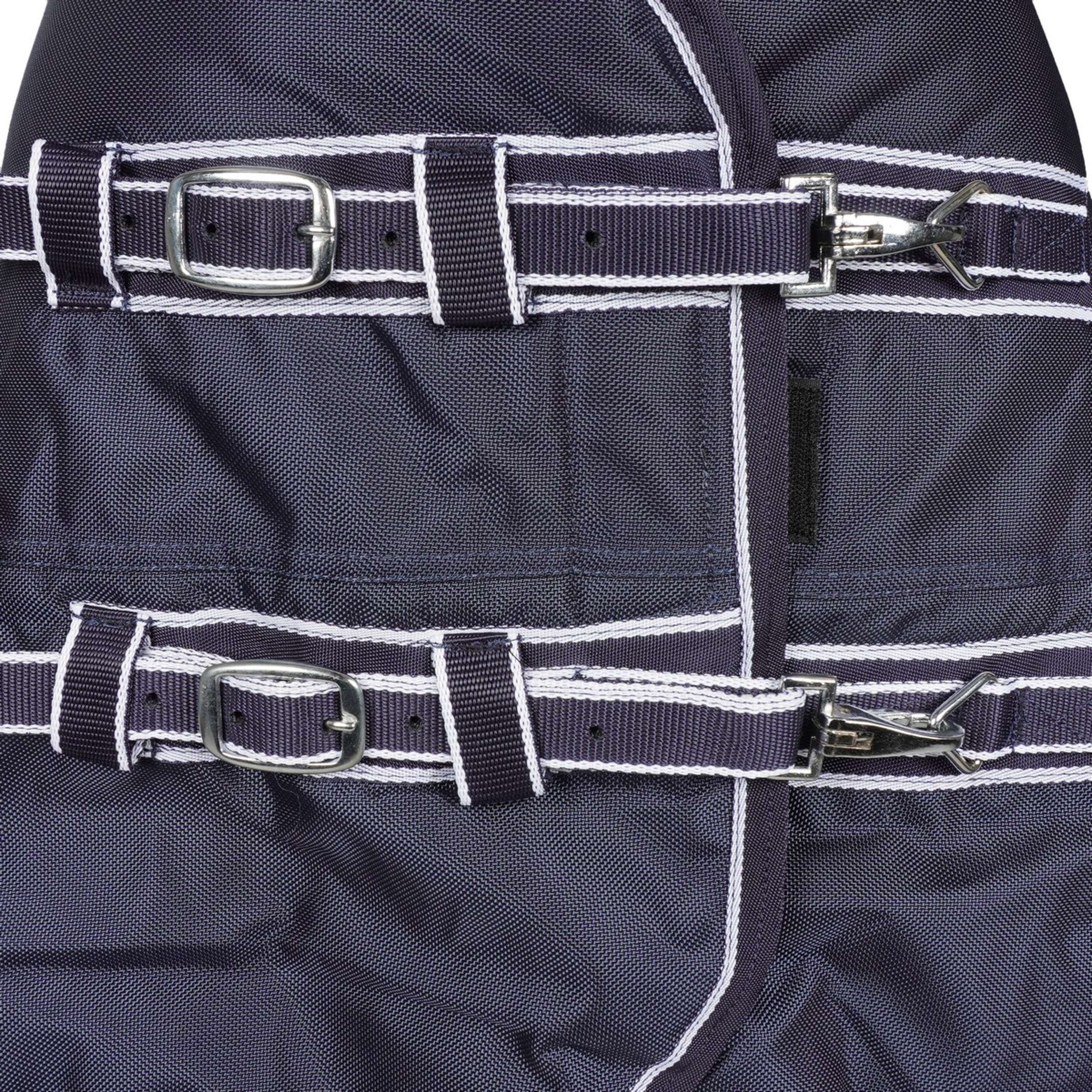 HKM Couverture d'Extérieur Premium 1680D 100g avec Teddy Doublure Bleu Foncé - Image 2