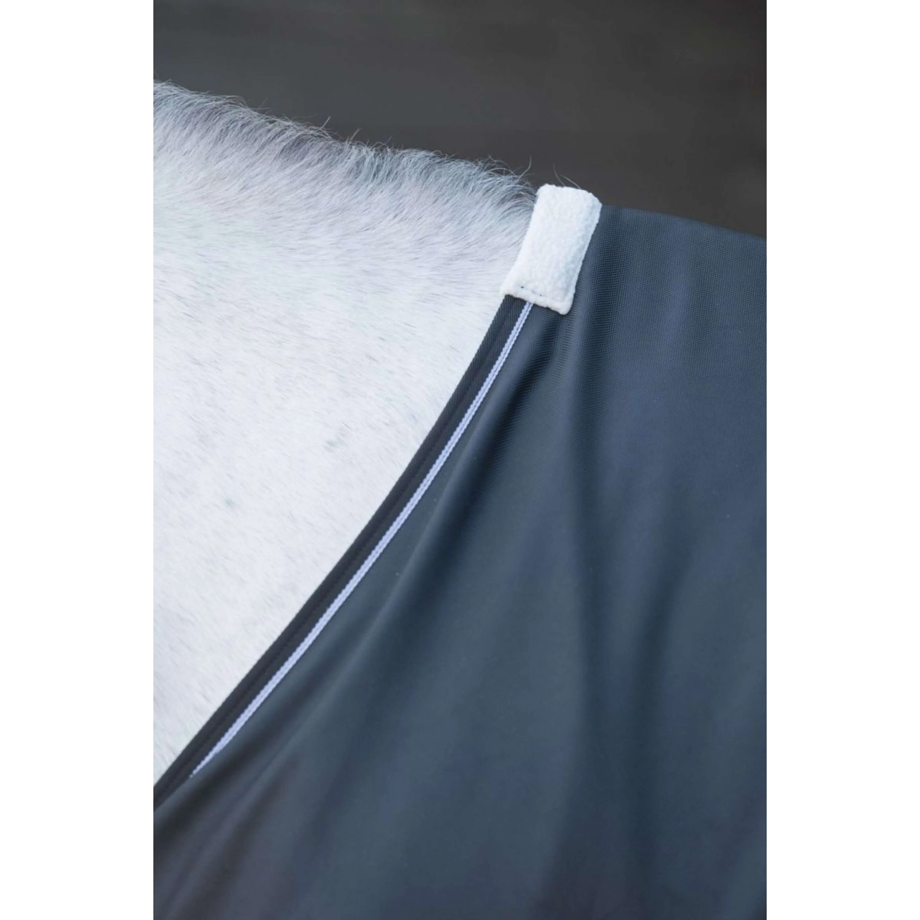 HKM Couverture d'Extérieur Premium 1680D 200g avec Teddy Doublure Noir - Image 2