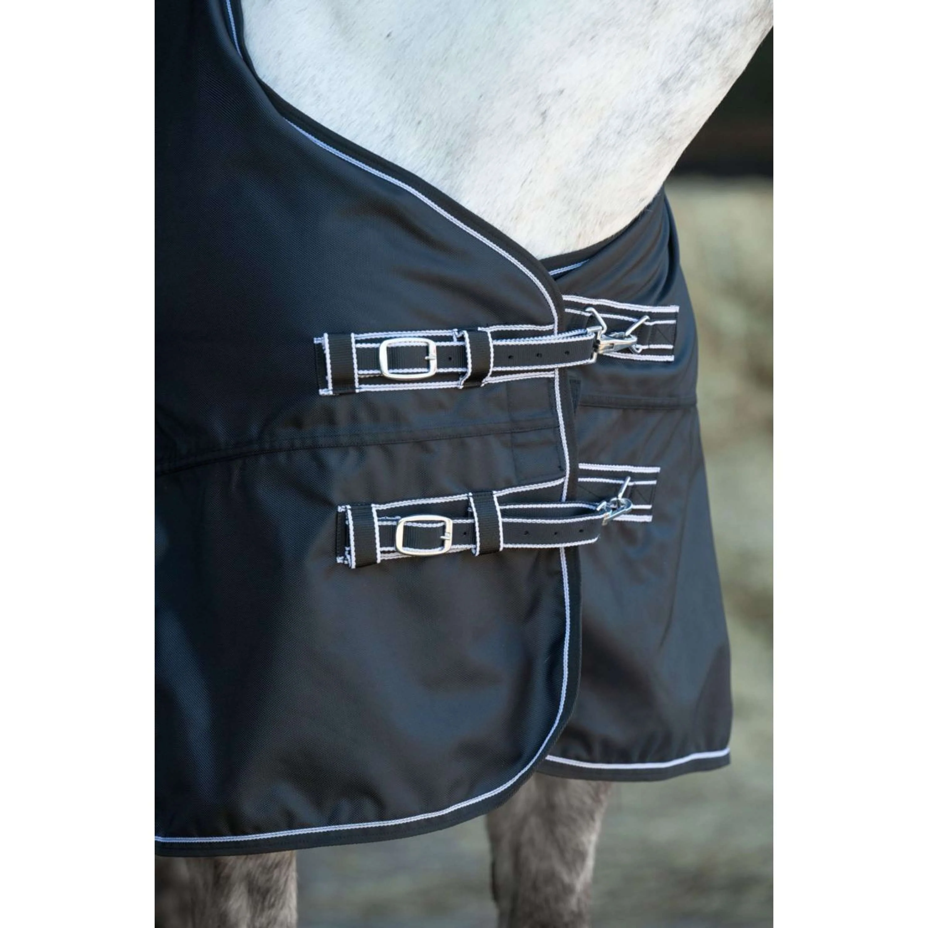 HKM Couverture d'Extérieur Premium 1680D 200g avec Teddy Doublure Noir - Image 4