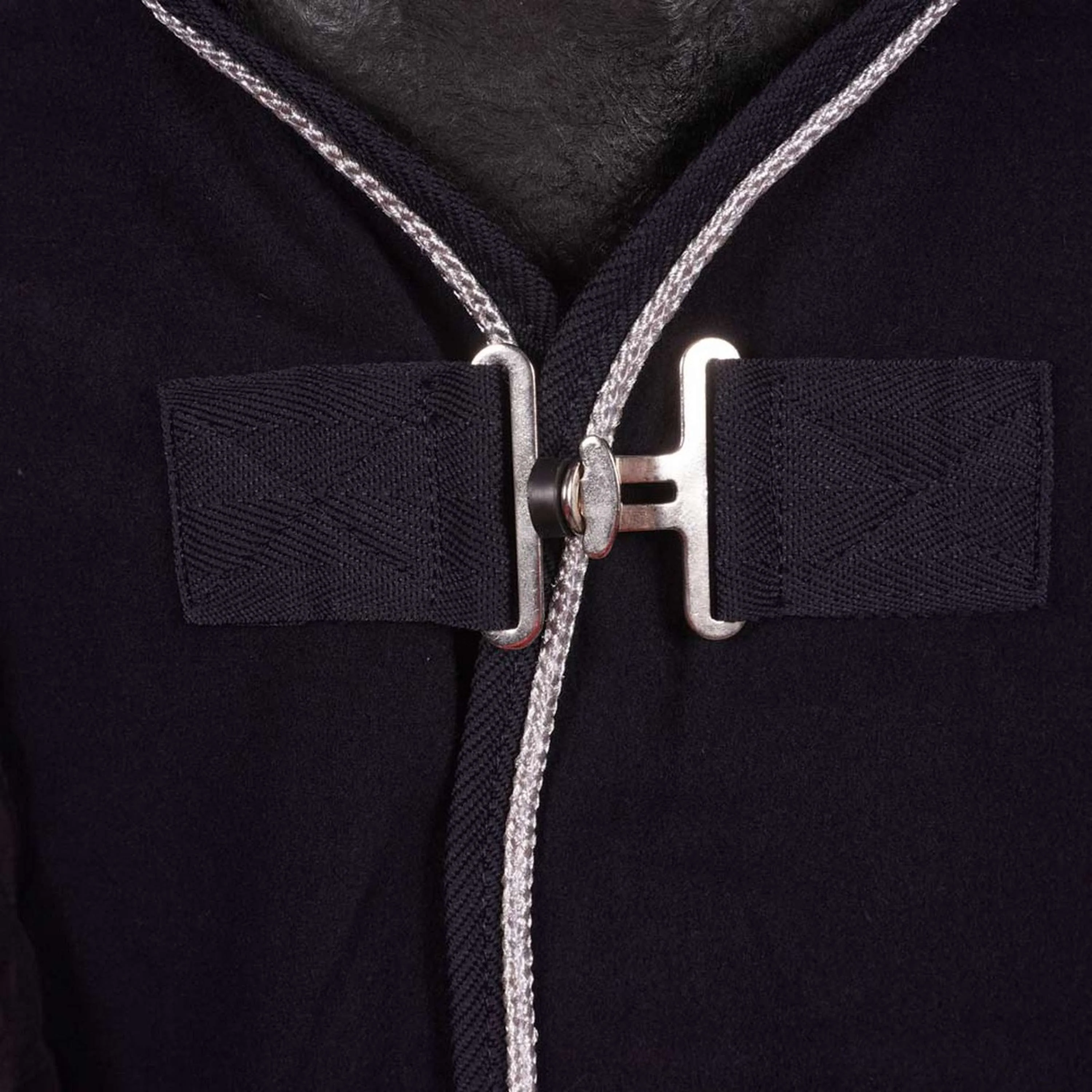 HKM Couverture Polaire avec Col Bleu Foncé - Image 3