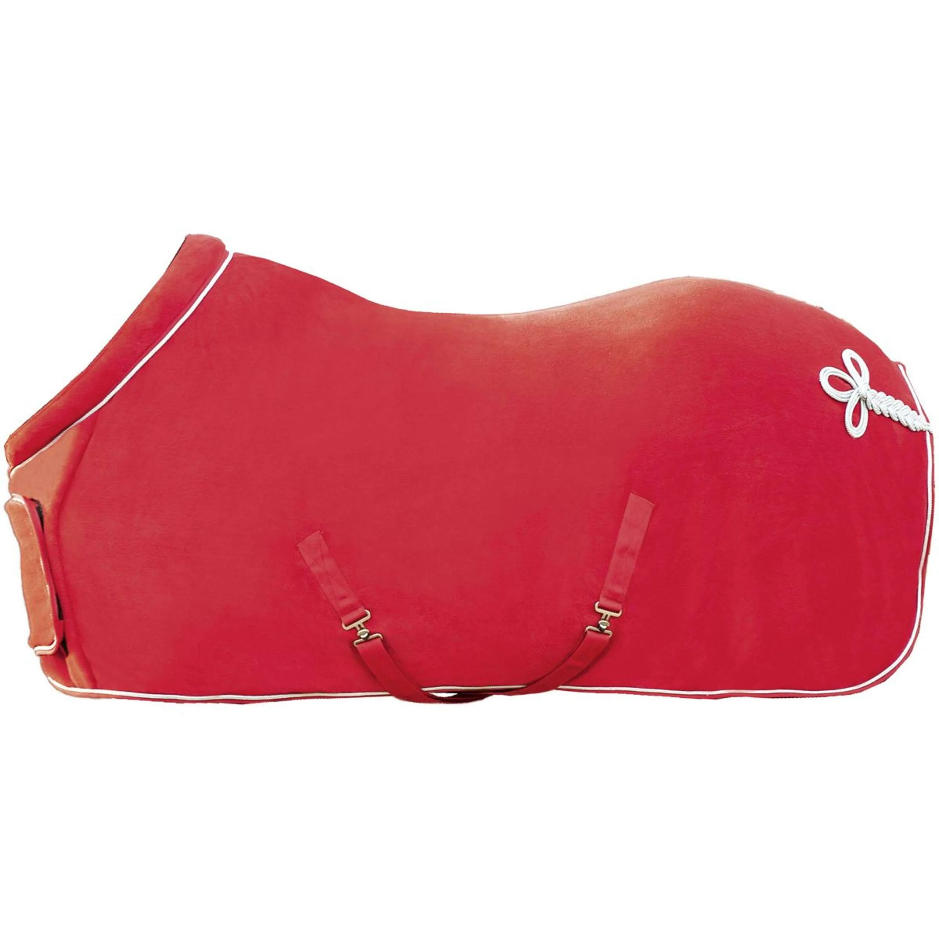 HKM Couverture Polaire avec Col Rouge - Image 8