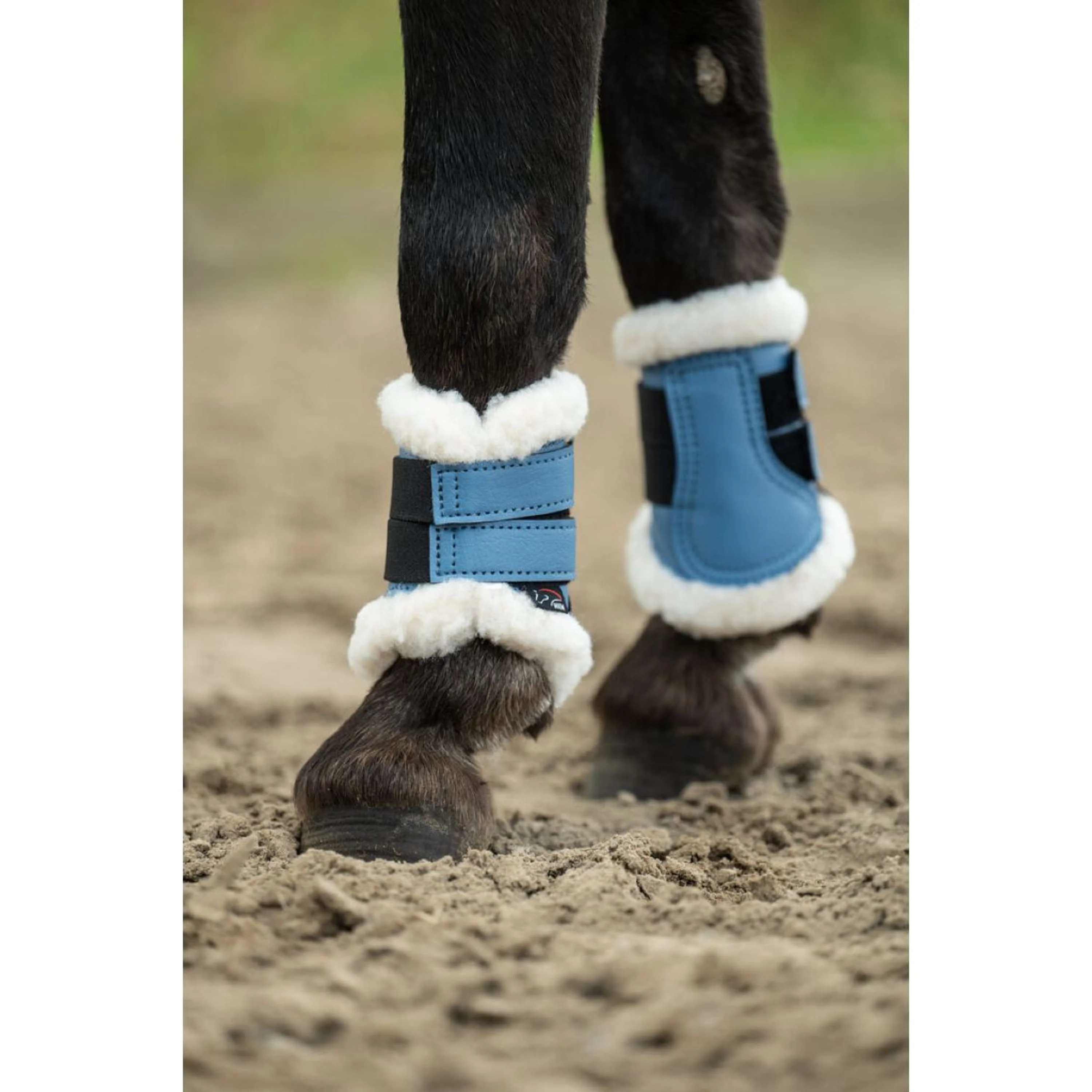 HKM Dressage Boots Comfort Bleu Fumeé - Image 2
