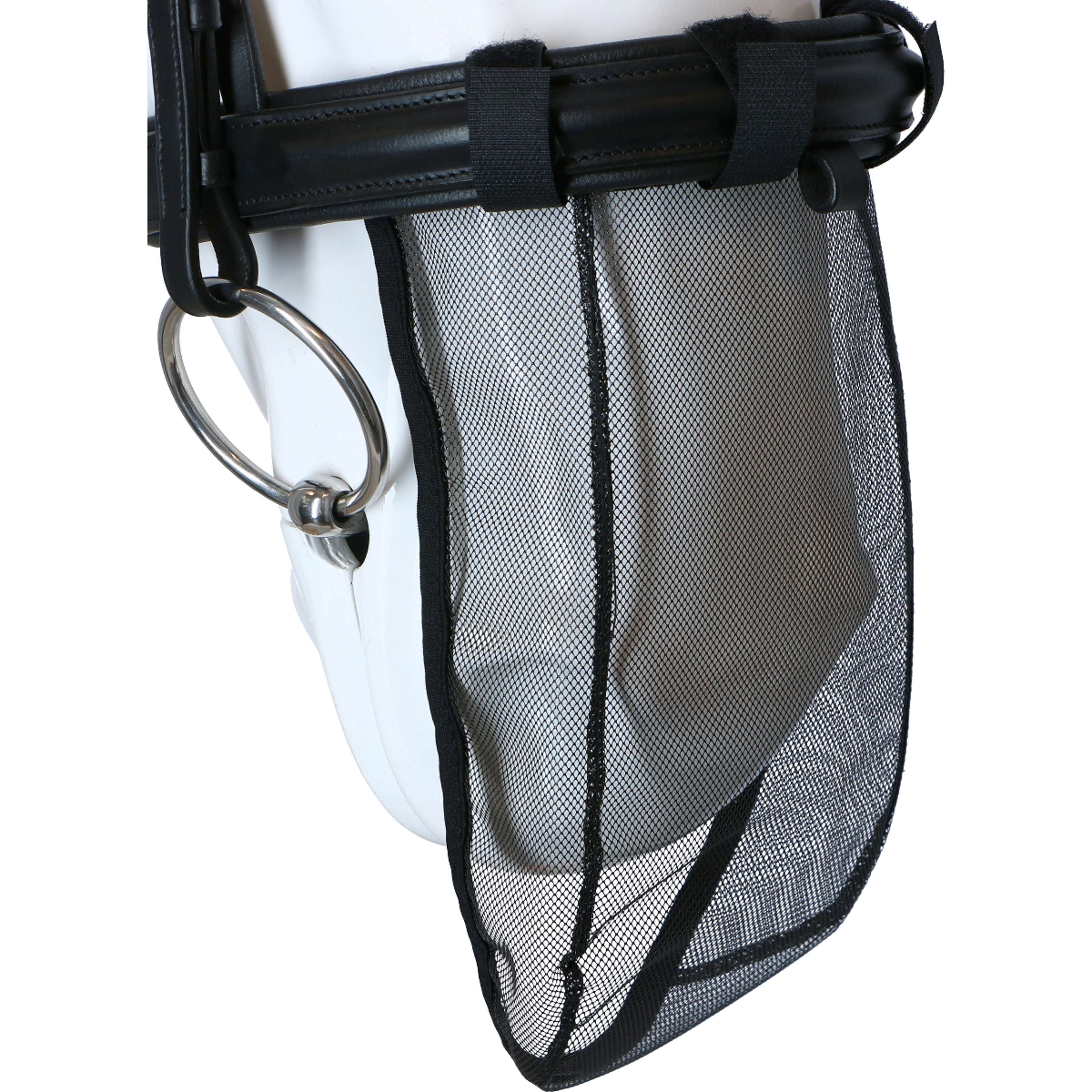 HKM Lot de 3 Filets Nasaux Noir