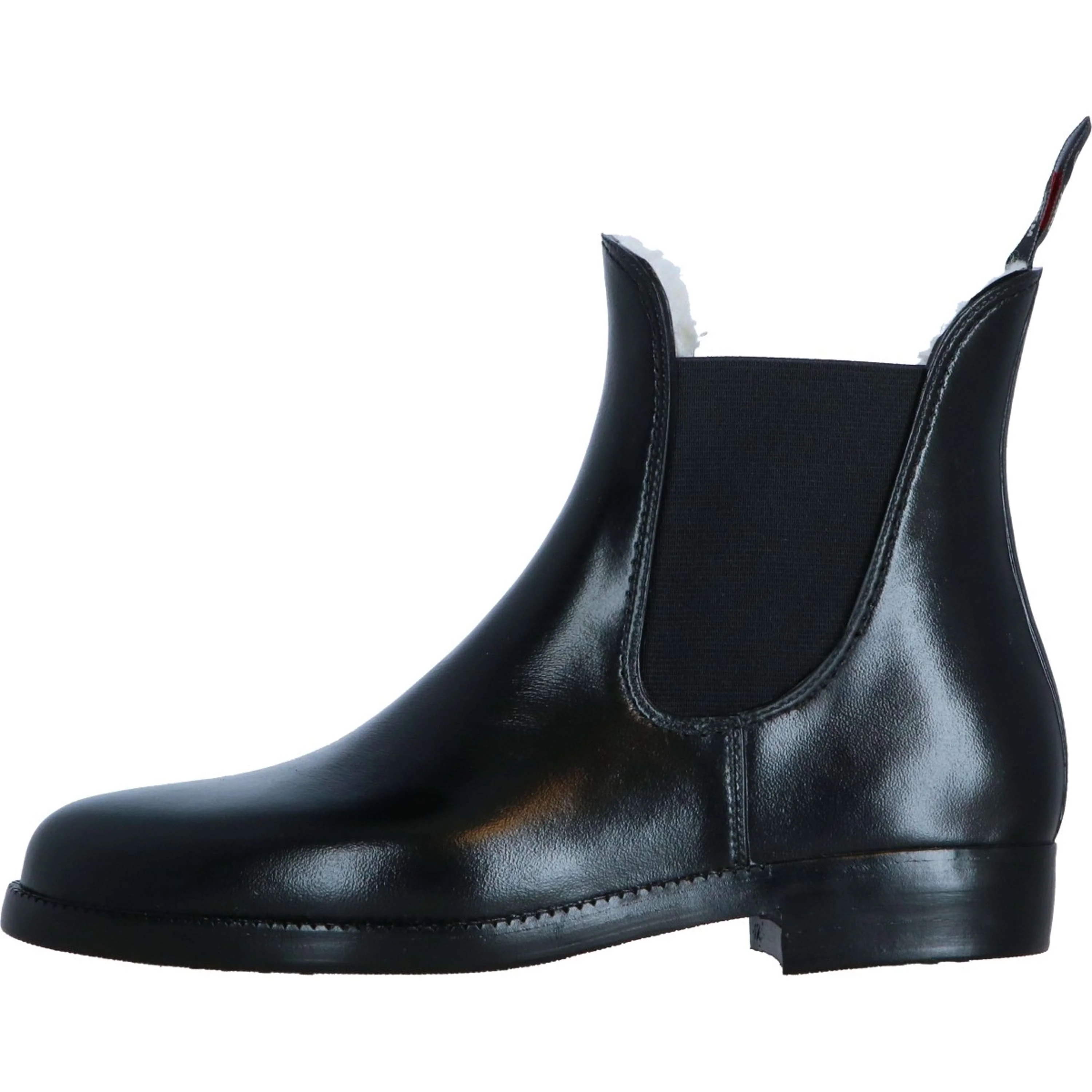 HKM Jodhpurs en Caoutchouc avec Doublure Teddy Noir - Image 2