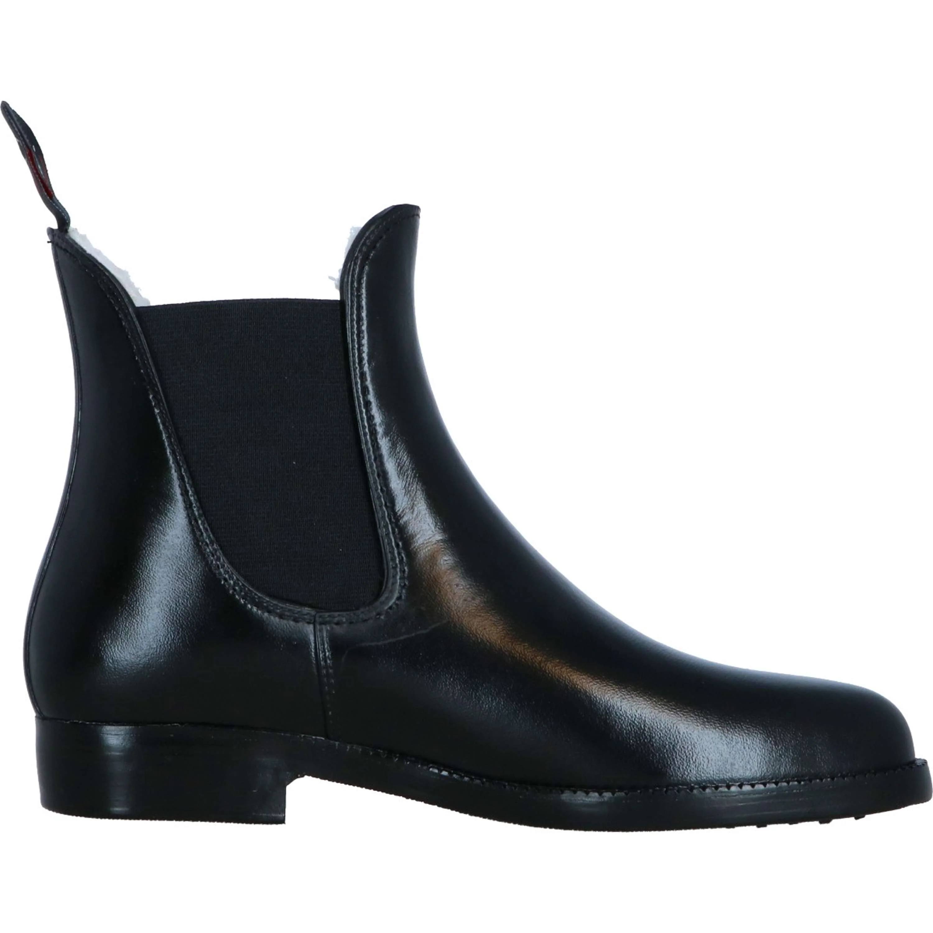 HKM Jodhpurs en Caoutchouc avec Doublure Teddy Noir - Image 6