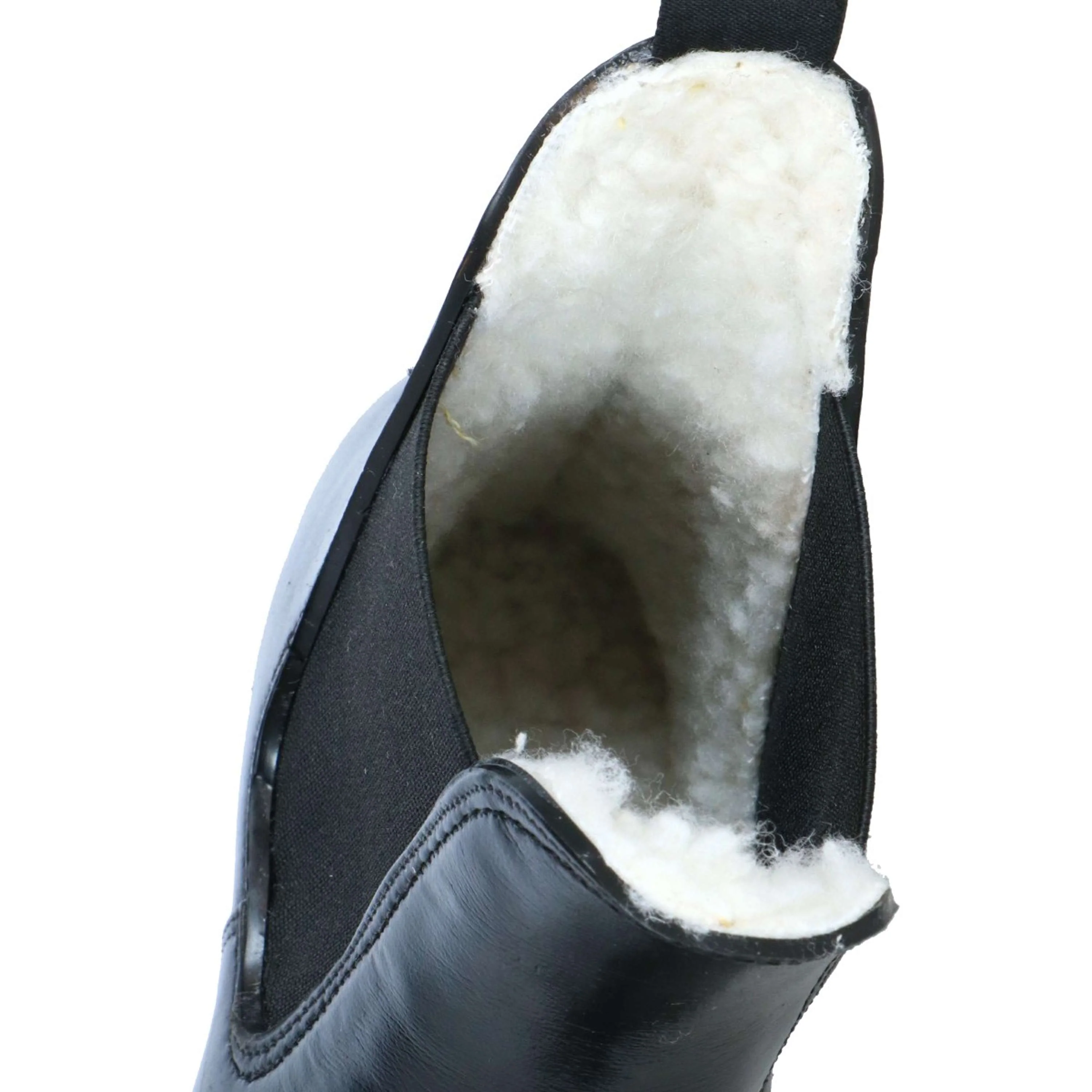 HKM Jodhpurs en Caoutchouc avec Doublure Teddy Noir - Image 9