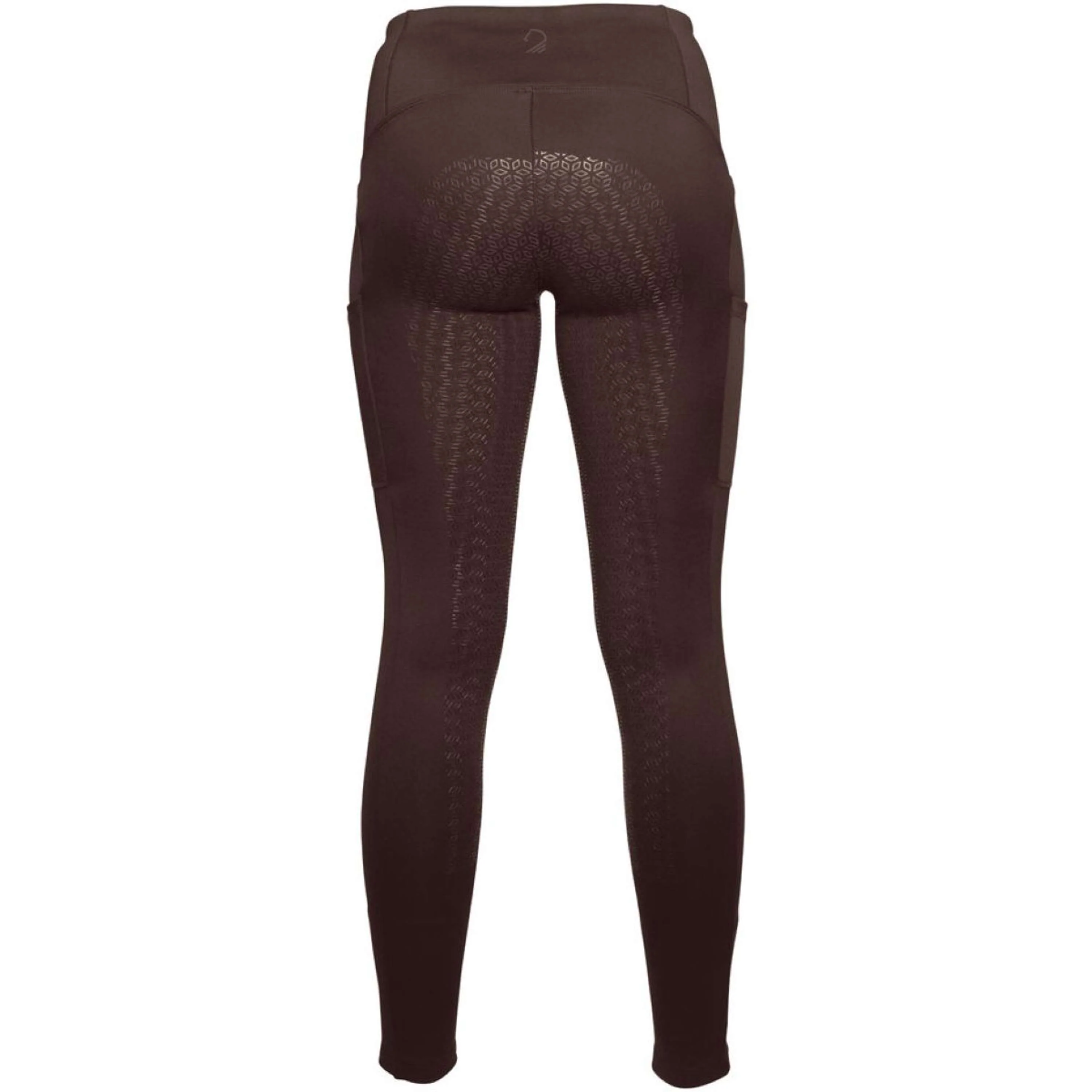HKM Legging d'Équitation Arezzo Full Grip Marron foncé - Image 3