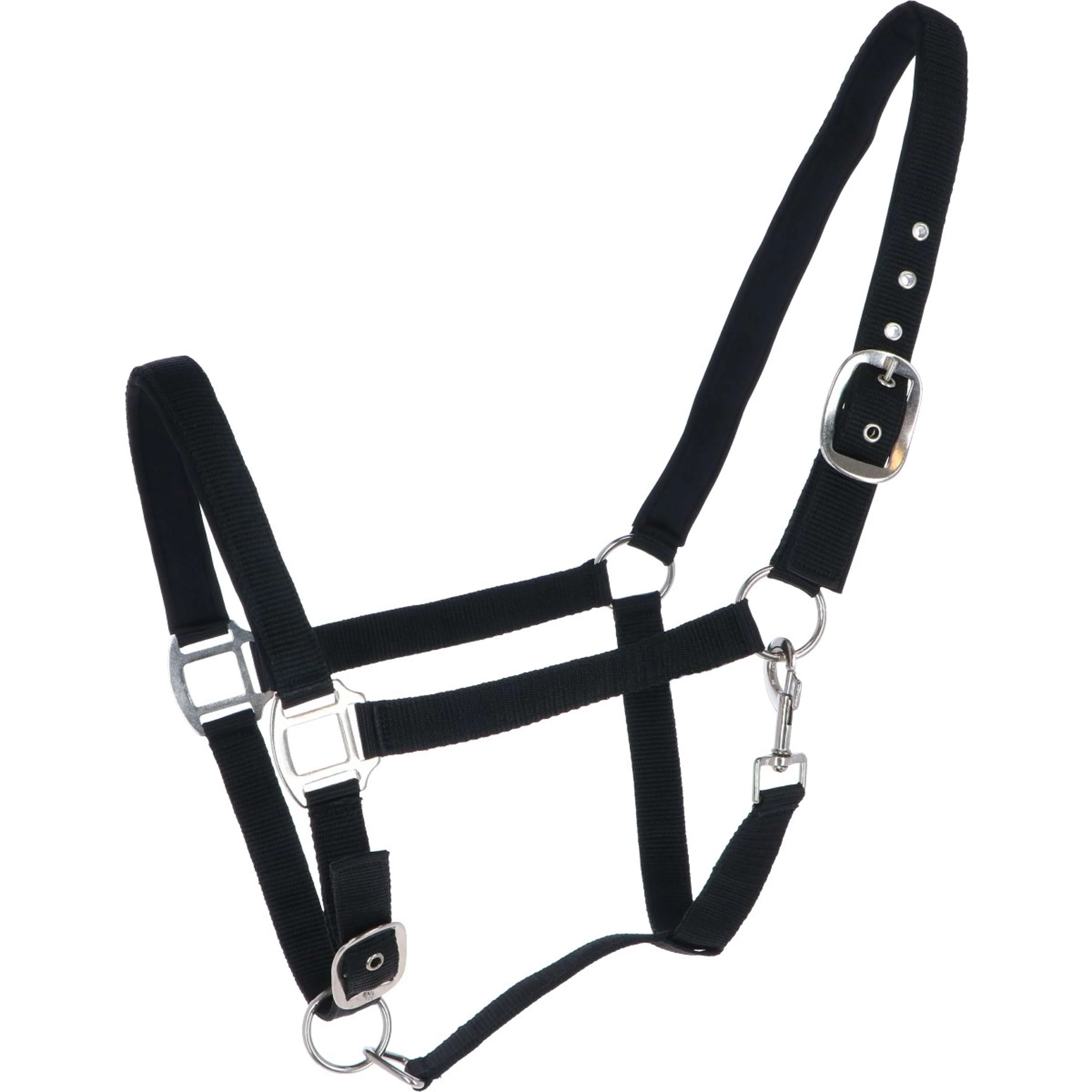 HKM Licol Charming Souple Rembourrage Noir