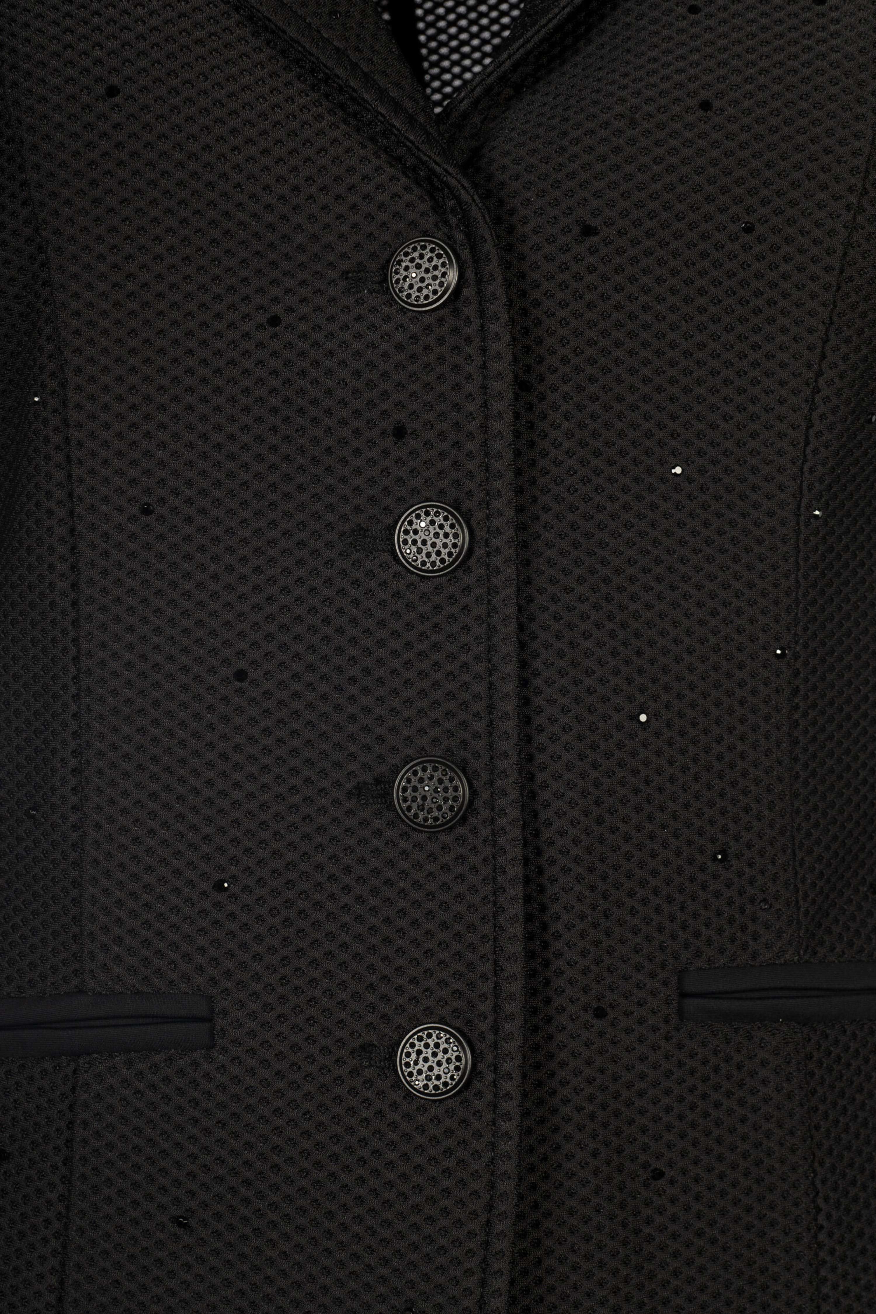 HKM Petite Veste de Concours Crystal Noir - Image 6