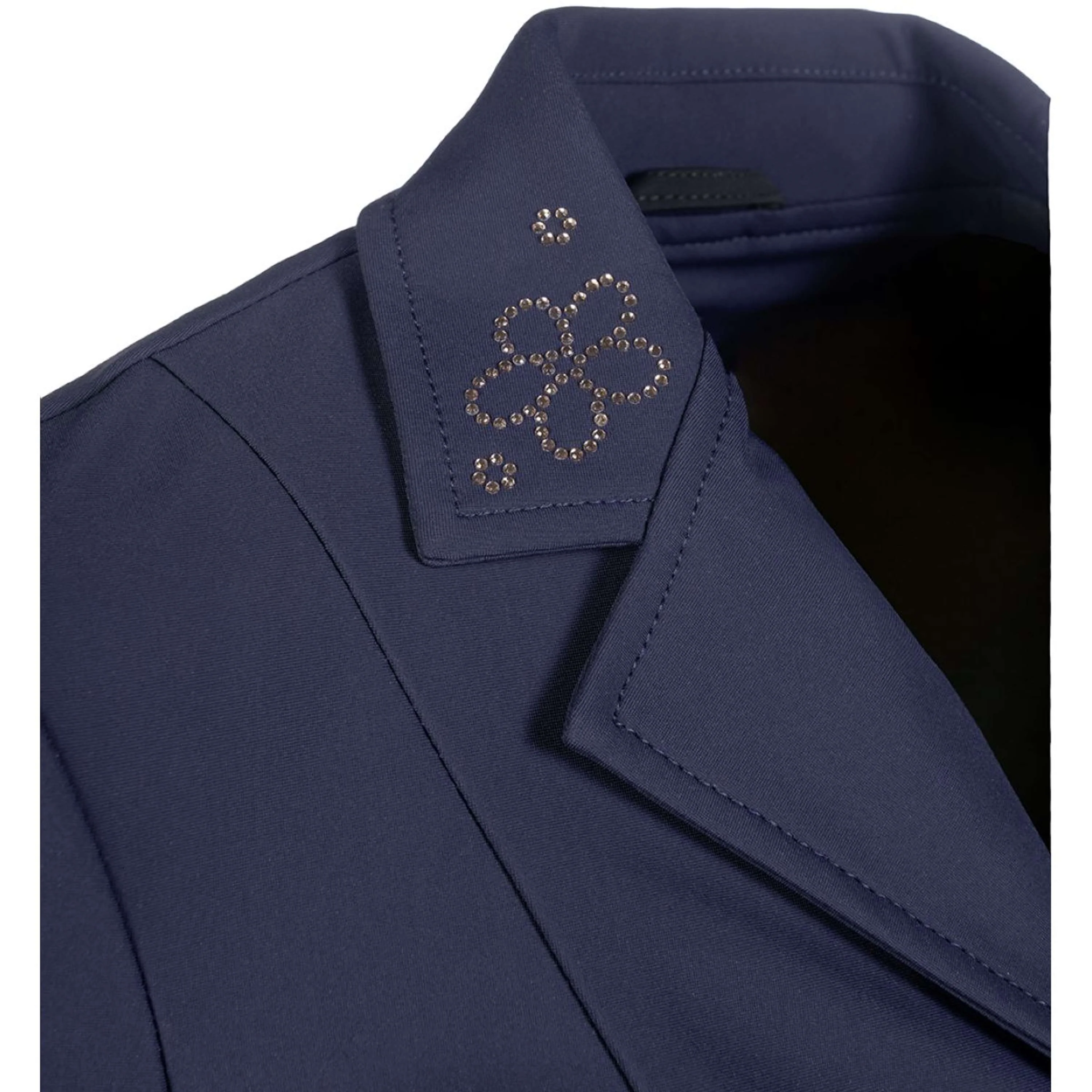 HKM Petite Veste de Concours Flora Enfants Bleu Foncé - Image 5