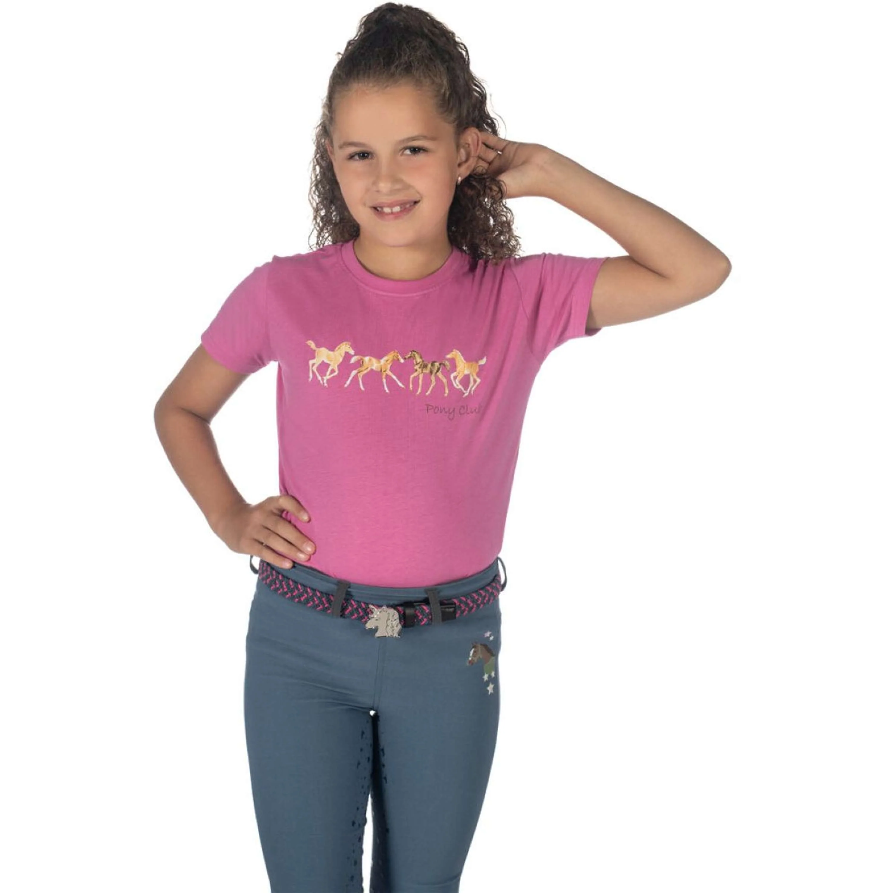 HKM T-Shirt Pony Club Rose - Image 6