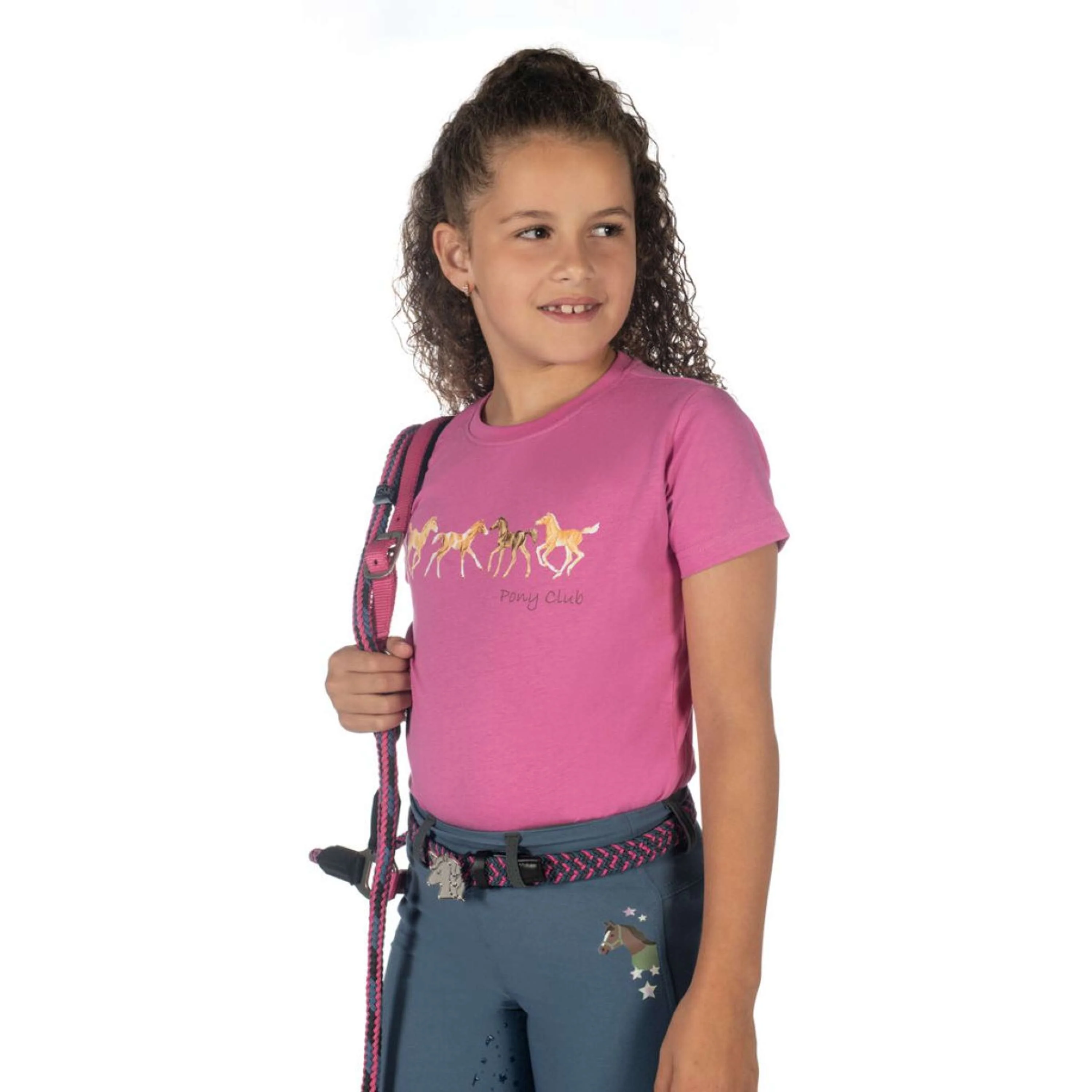 HKM T-Shirt Pony Club Rose - Image 7