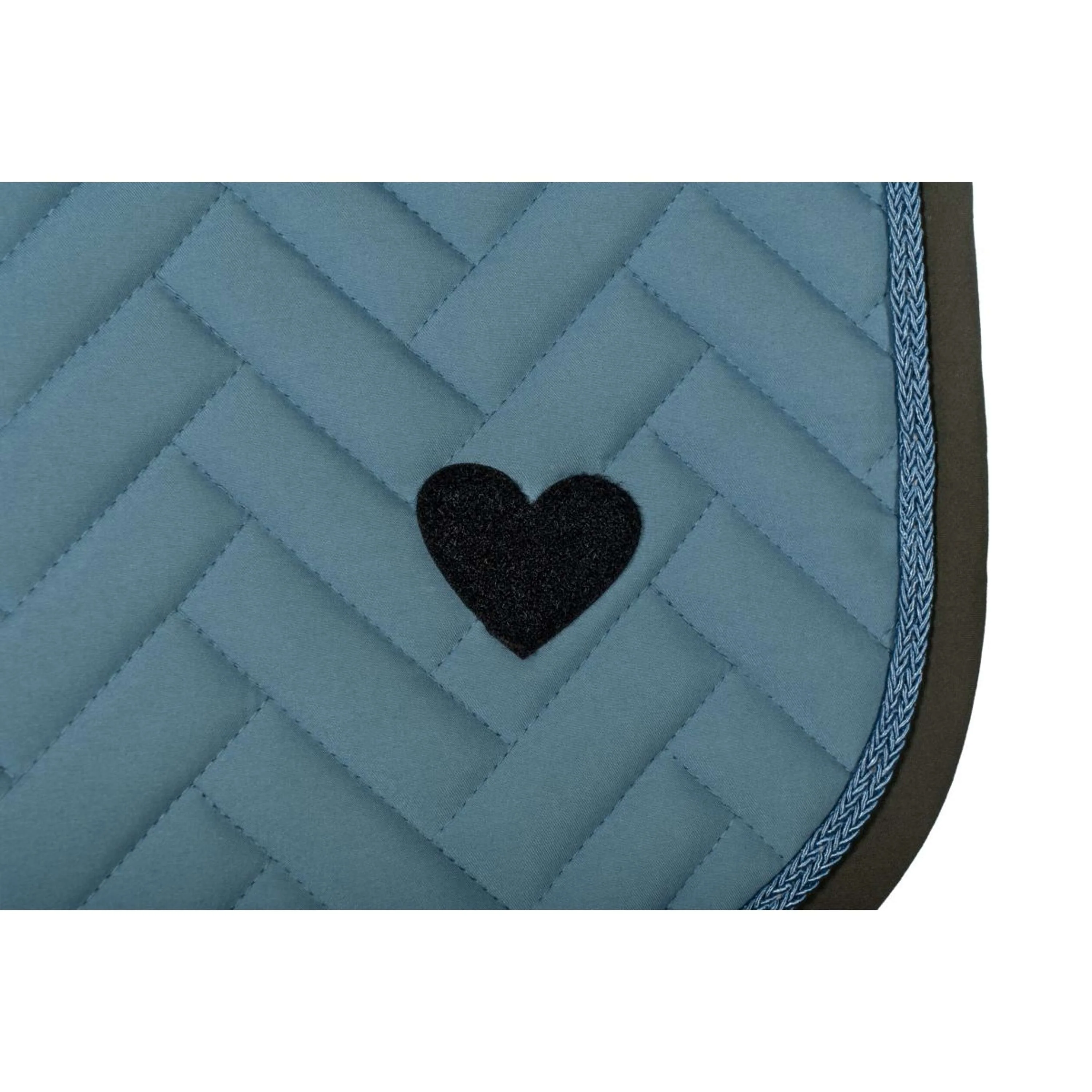 HKM Tapis de Selle Nele Polyvalent Bleu Fumeé - Image 4
