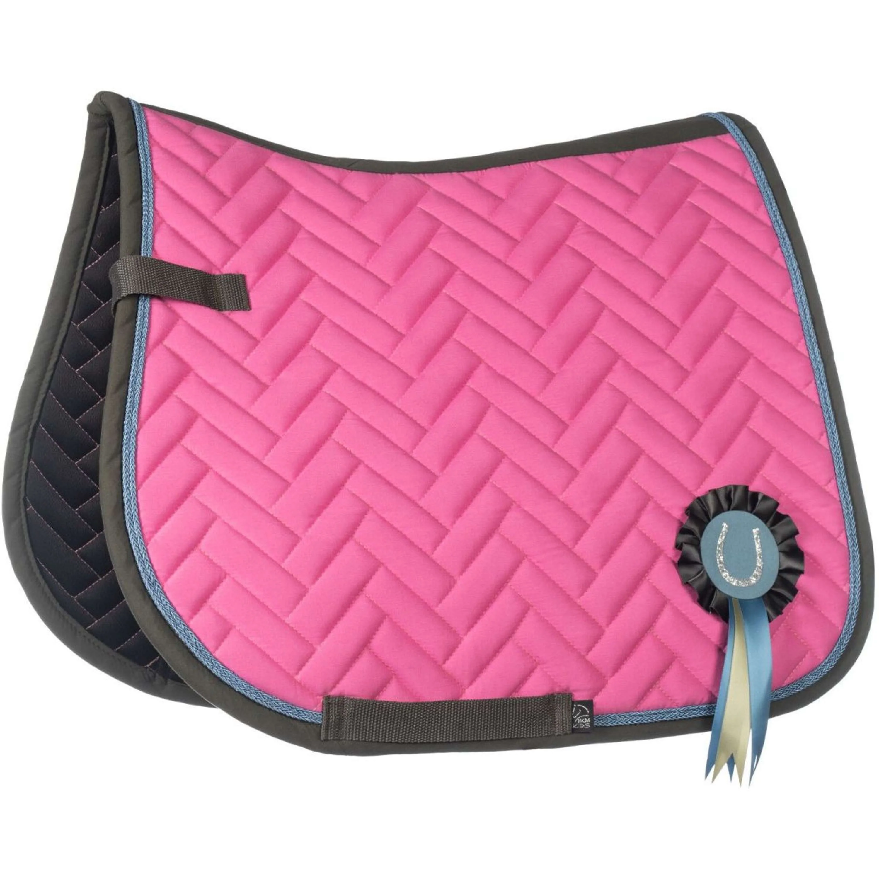 HKM Tapis de Selle Nele Polyvalent Rose
