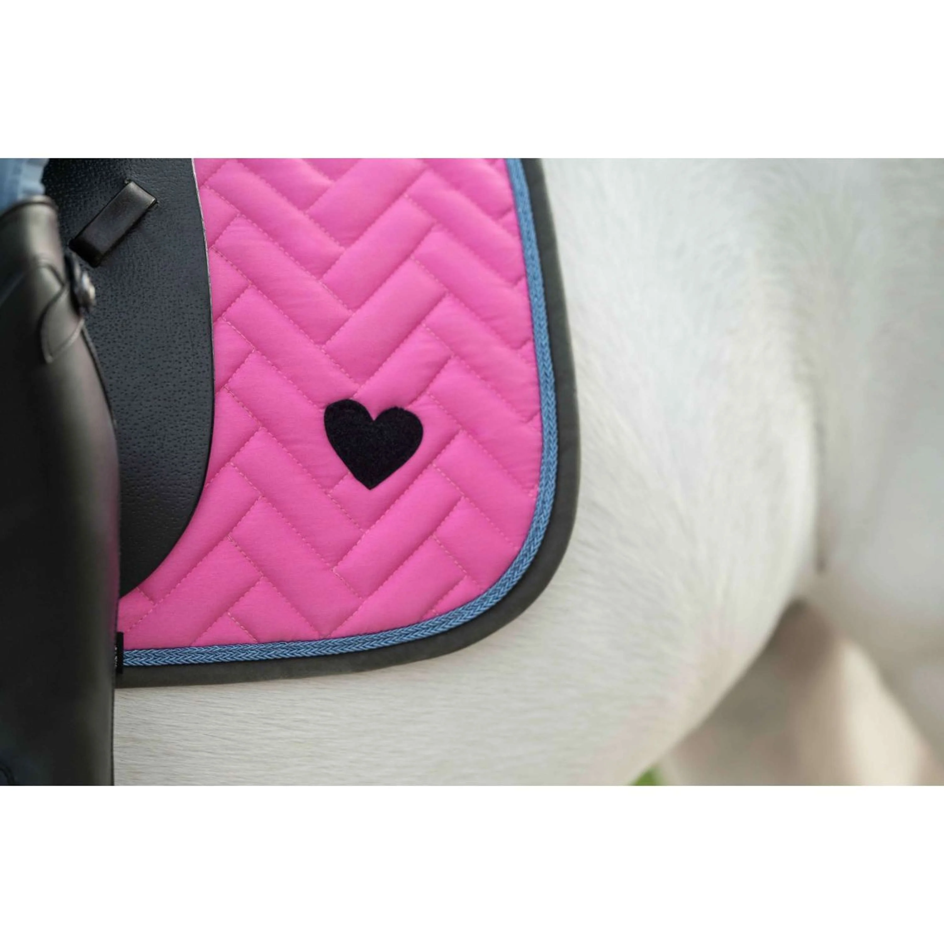 HKM Tapis de Selle Nele Polyvalent Rose - Image 7