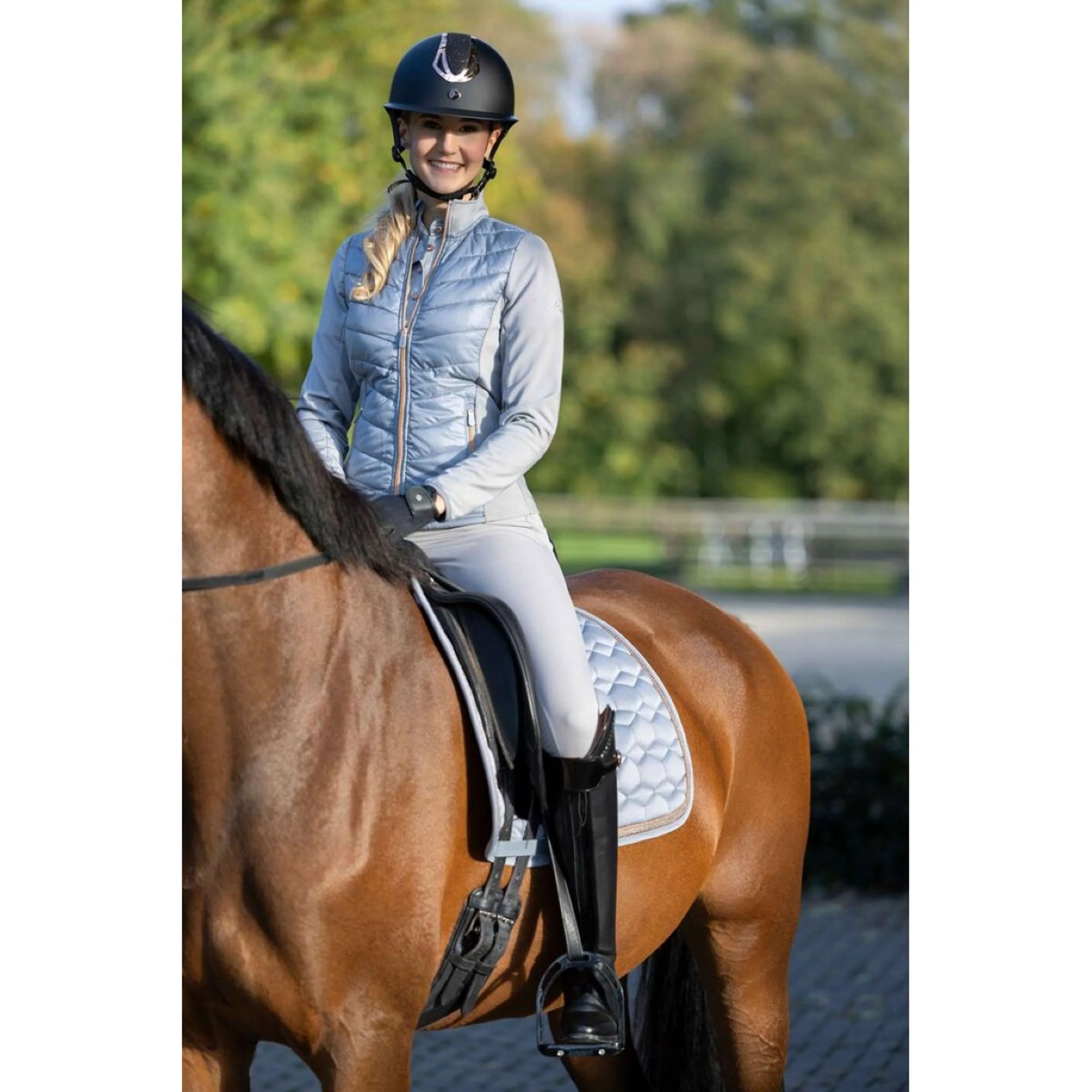 HKM Veste Prag Gris/Or Rose - Image 9