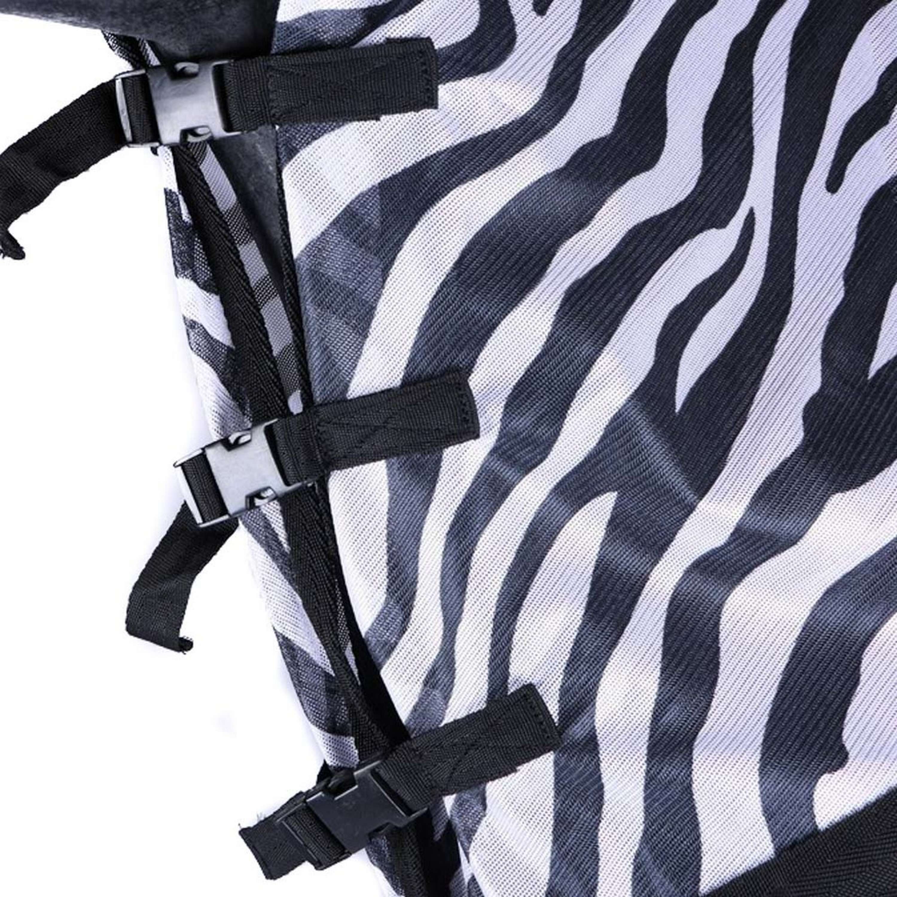 HORKA Couvre-reins Anti-mouches Fixe Cou Zebra - Image 3