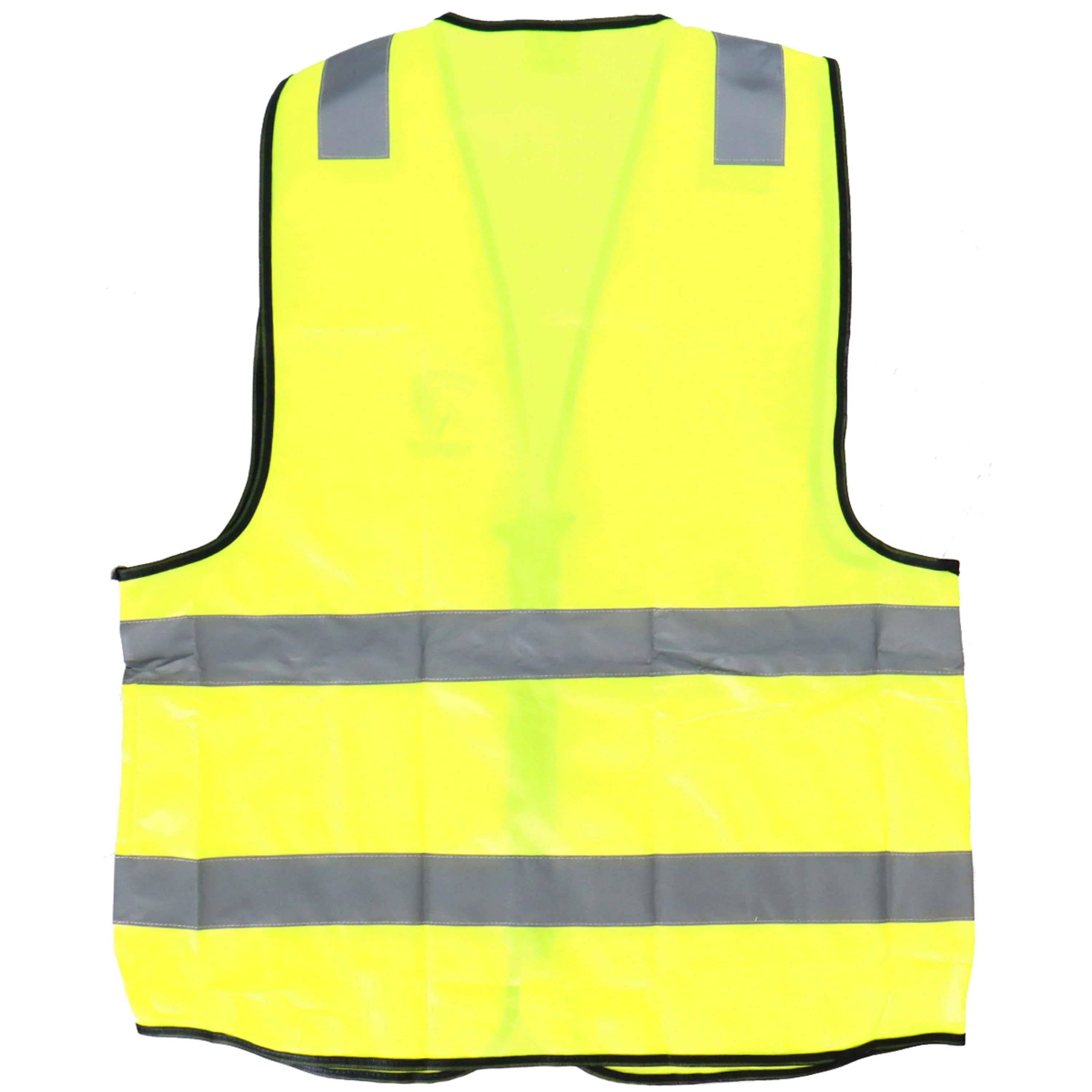 HORKA Gilet de Sécurité Fluo Réflexion avec Fermeture Éclair Jaune - Image 2