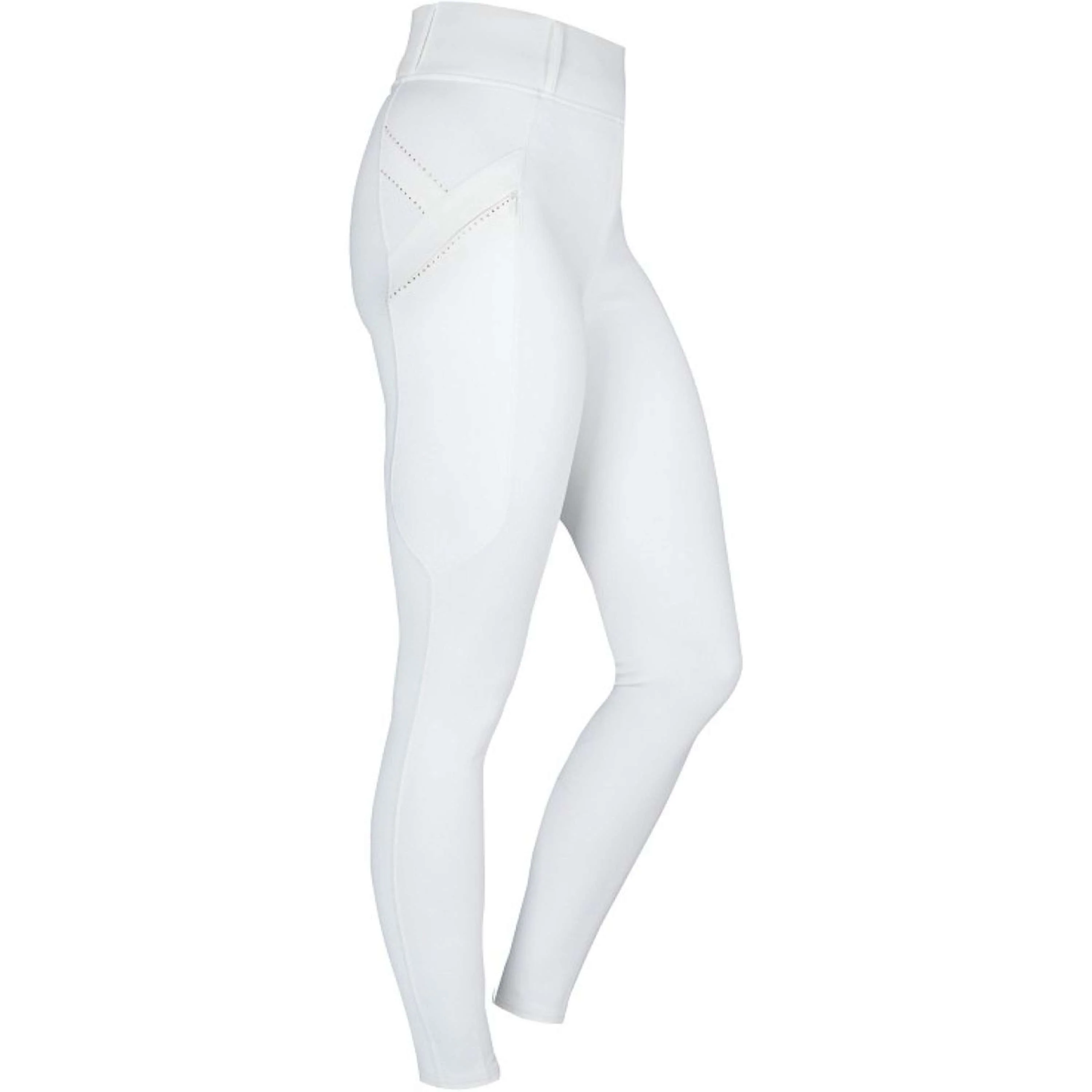 HORKA Legging d'Équitation Momentum Blanc/Or rose - Image 4