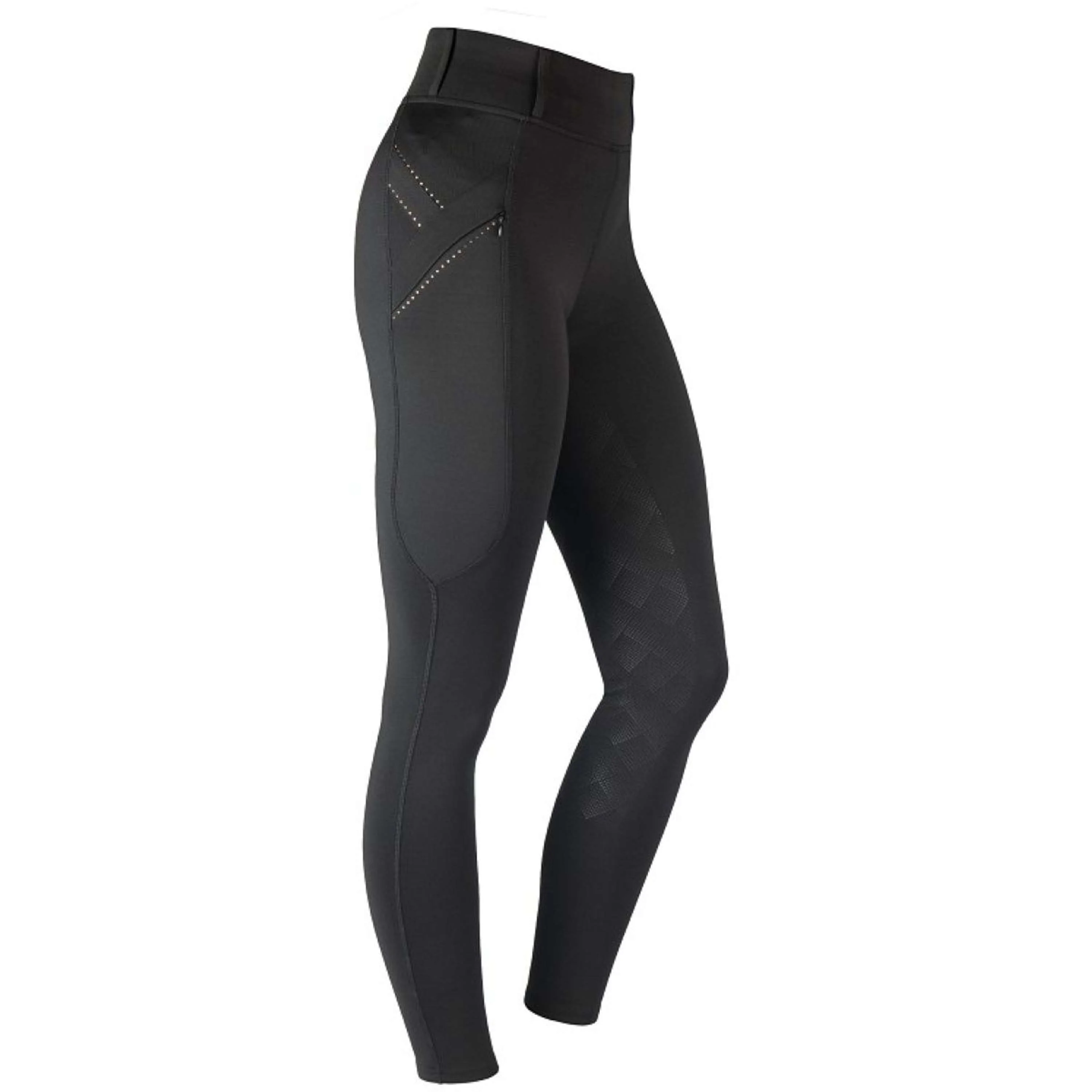 HORKA Legging d'Équitation Momentum Noir/Or rose - Image 4