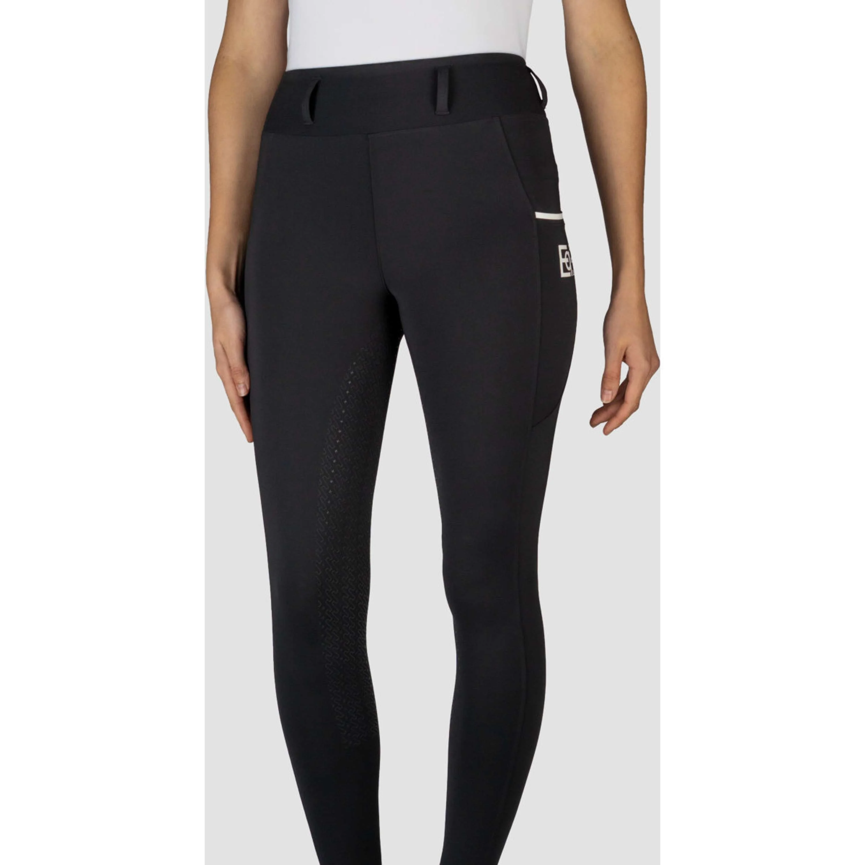 EQPRO Legging d'Équitation Sofia Full Grip Noir - Image 3