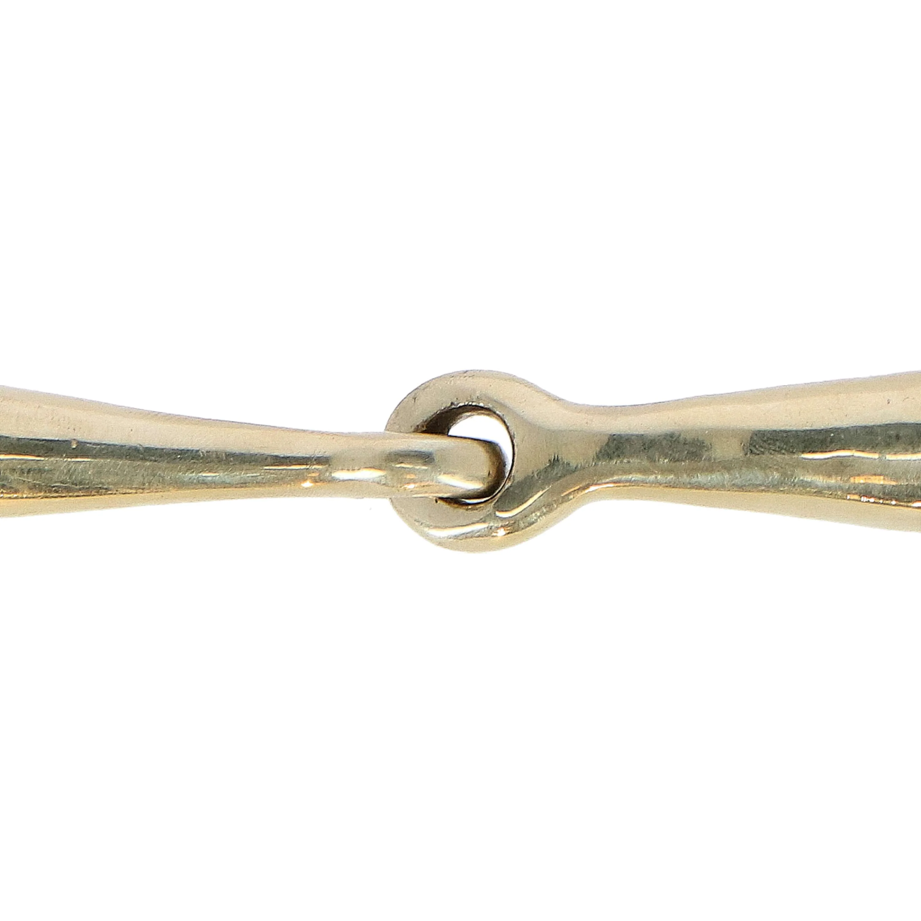 HORKA Mors de Filet Brisure 18mm Latation doré - Image 2