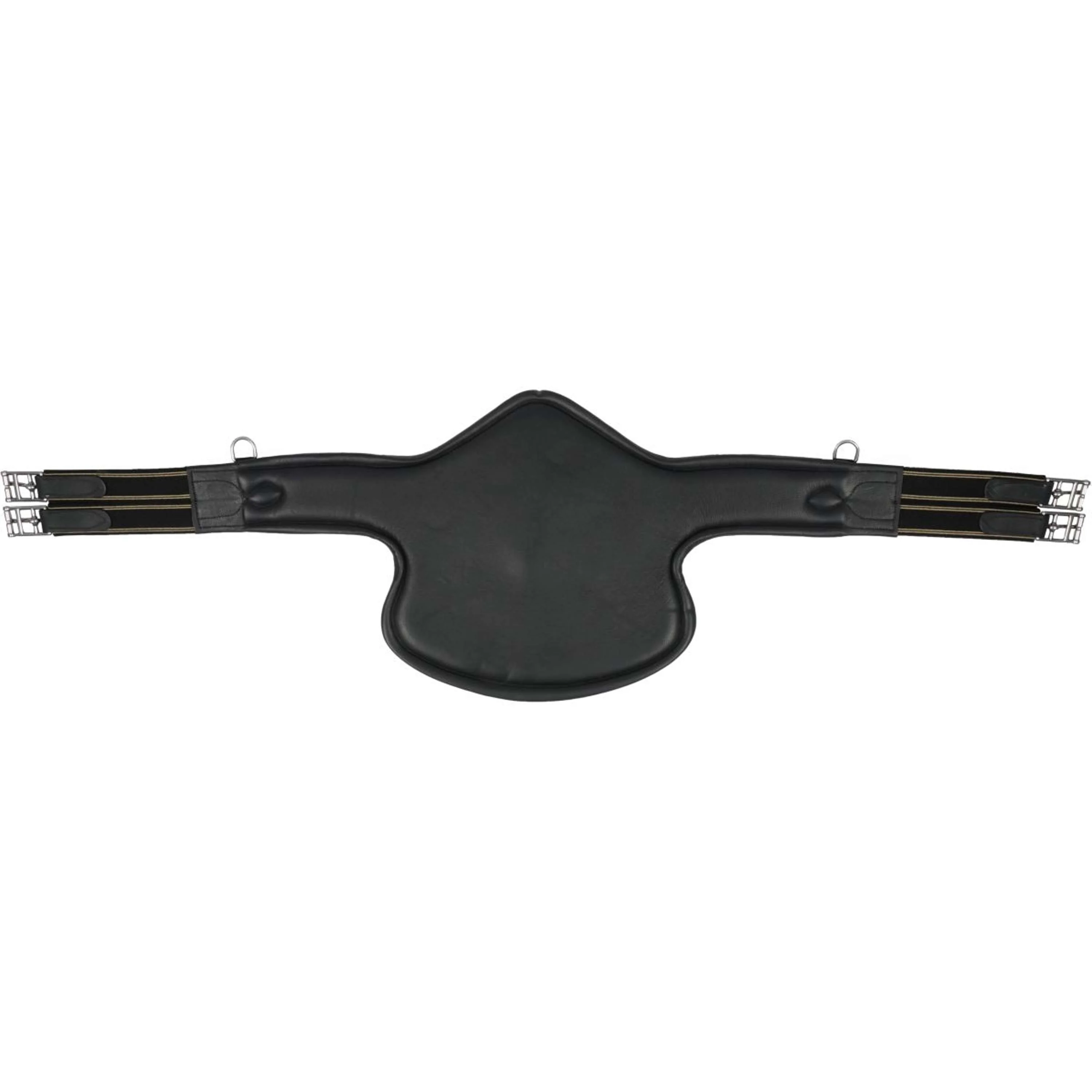 HORKA Sangle avec Protection de Ventre Cuir Noir/Argent - Image 2