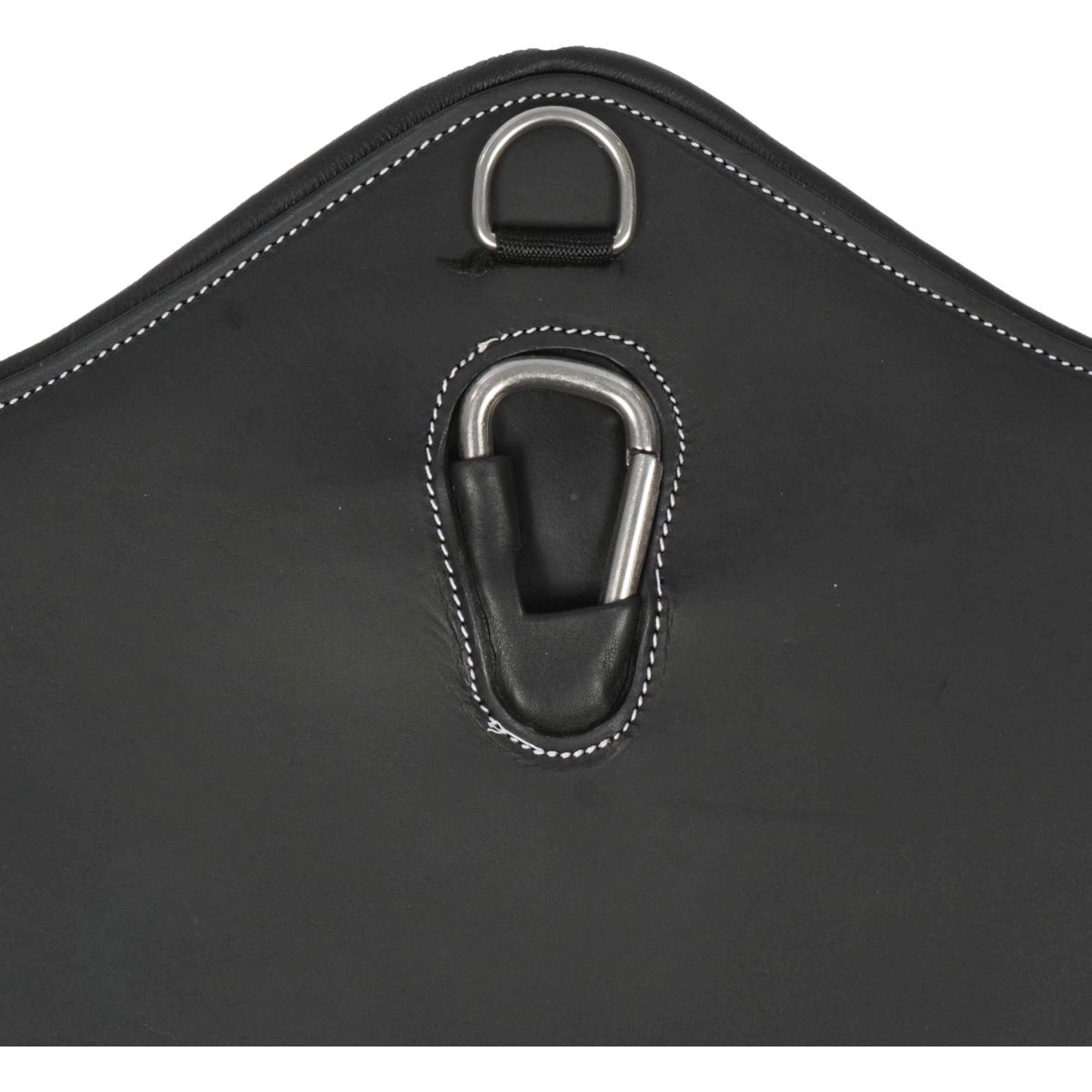 HORKA Sangle avec Protection de Ventre Cuir Noir/Argent - Image 5