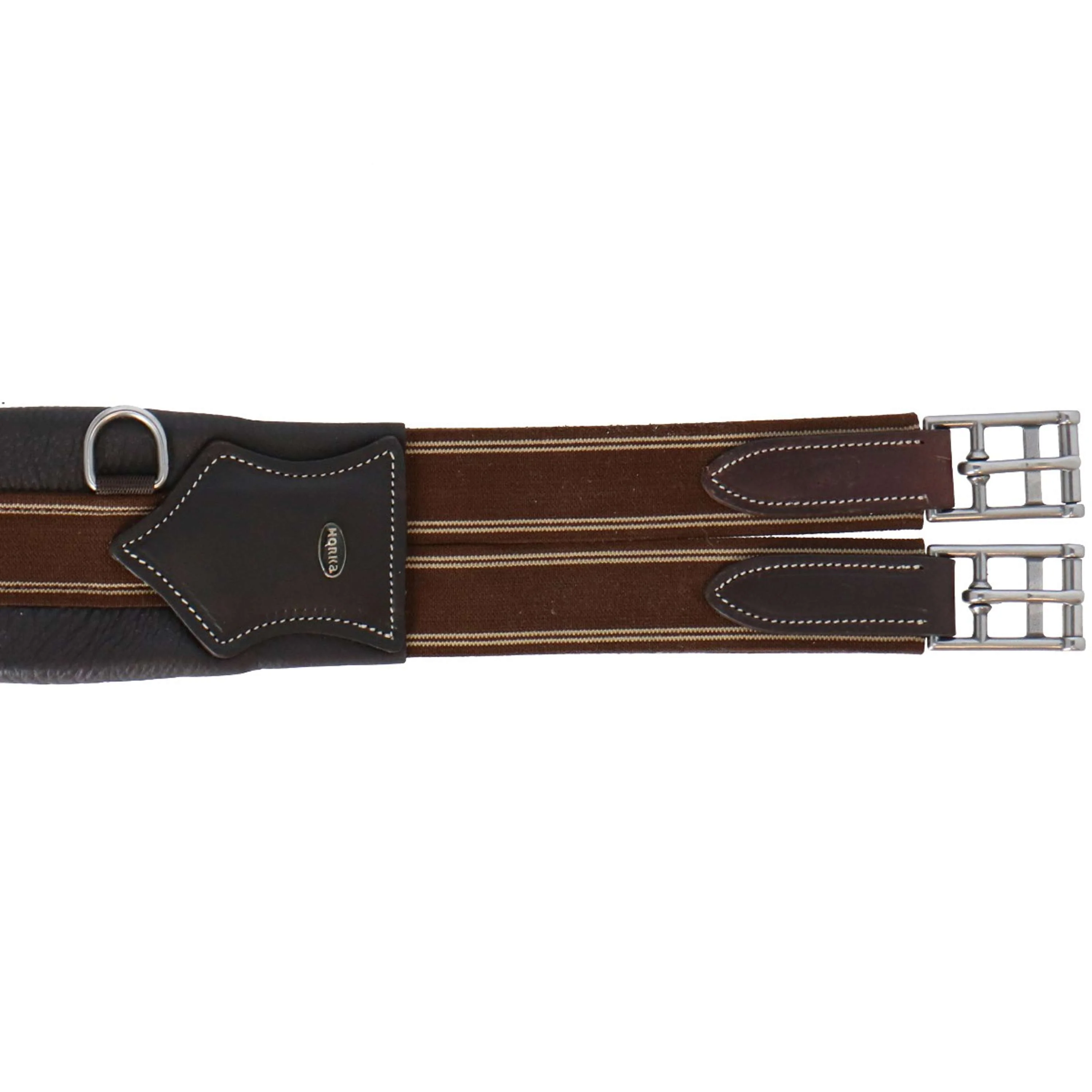 HORKA Sangle Polyvalente Cuir Marron/Argent - Image 5