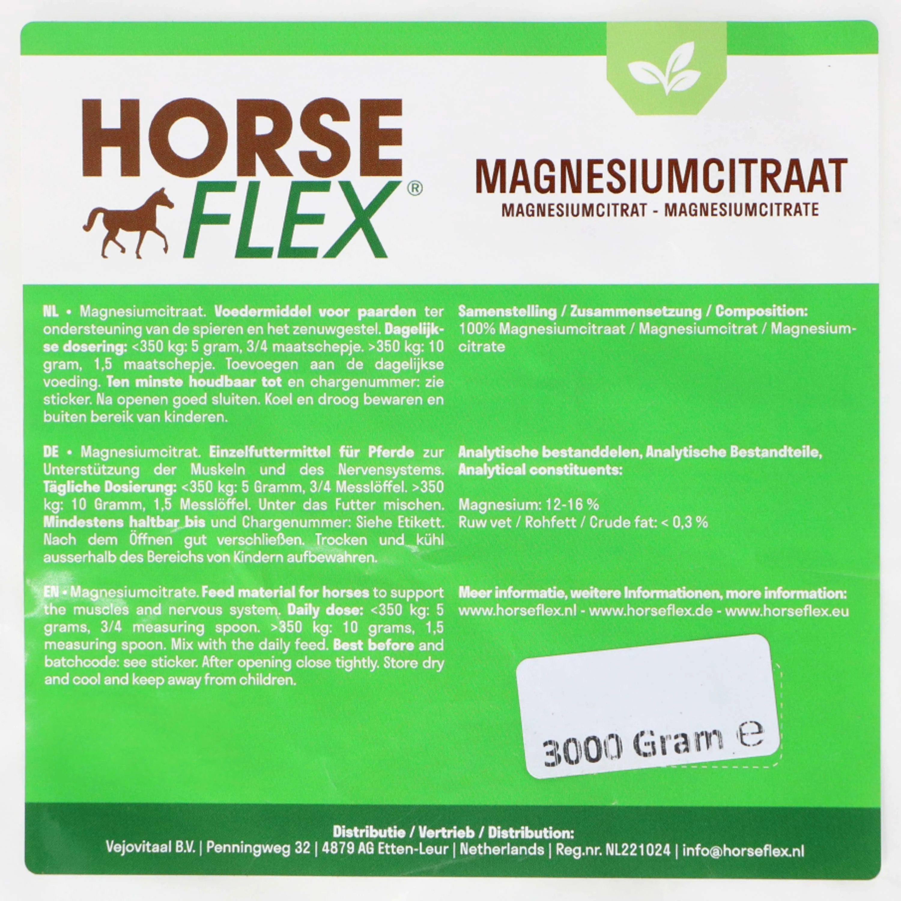 HorseFlex Citrate de Magnésium Recharge - Image 3