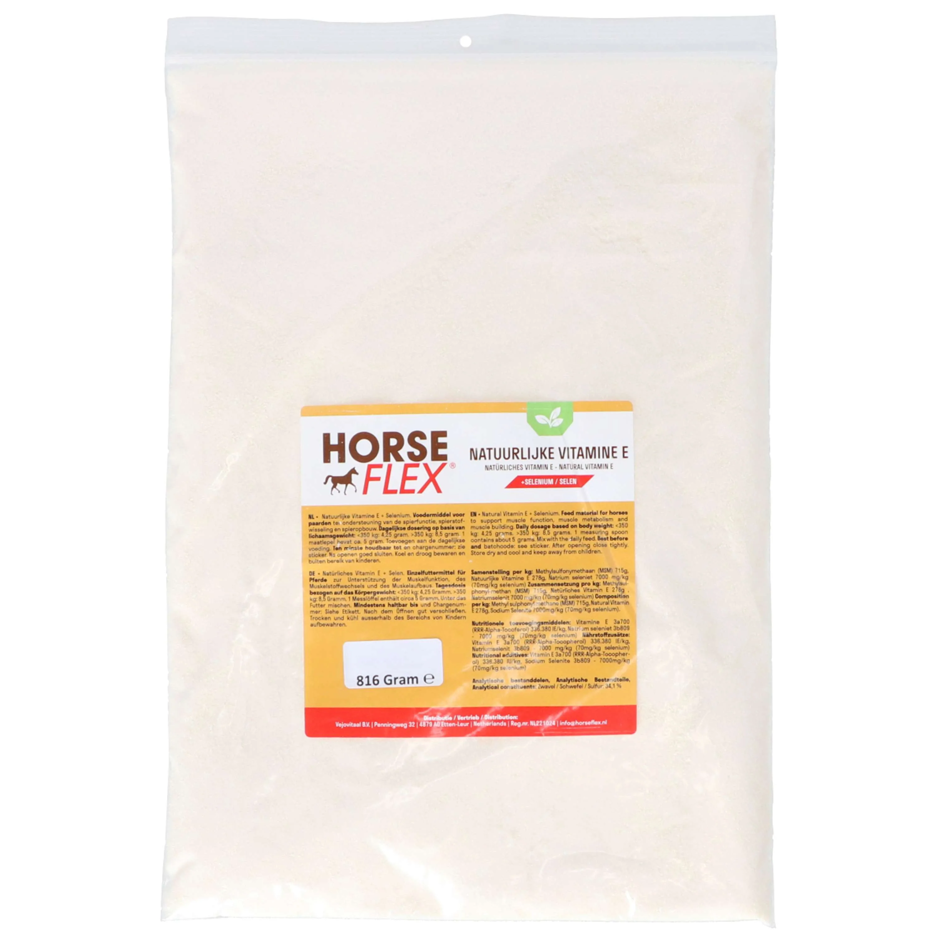 HorseFlex Vitamine E naturelle + Sélénium Recharge