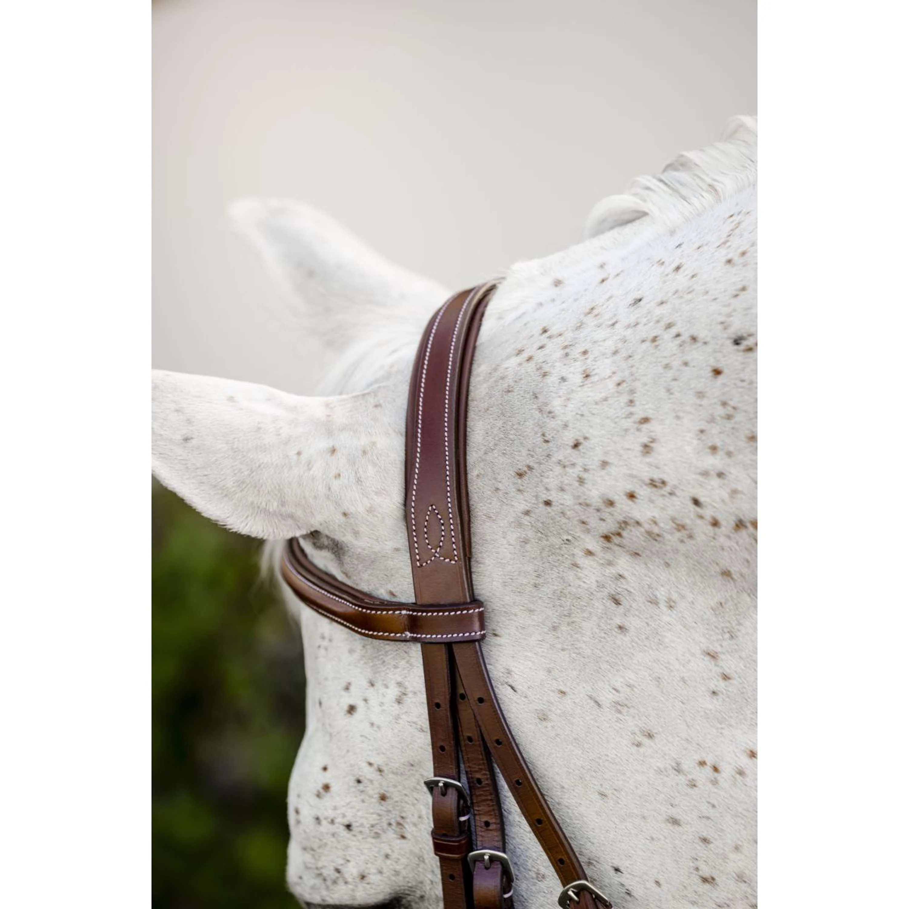 Horseware Bride Hunter Cavesson avec Rênes Dark Tan - Image 4