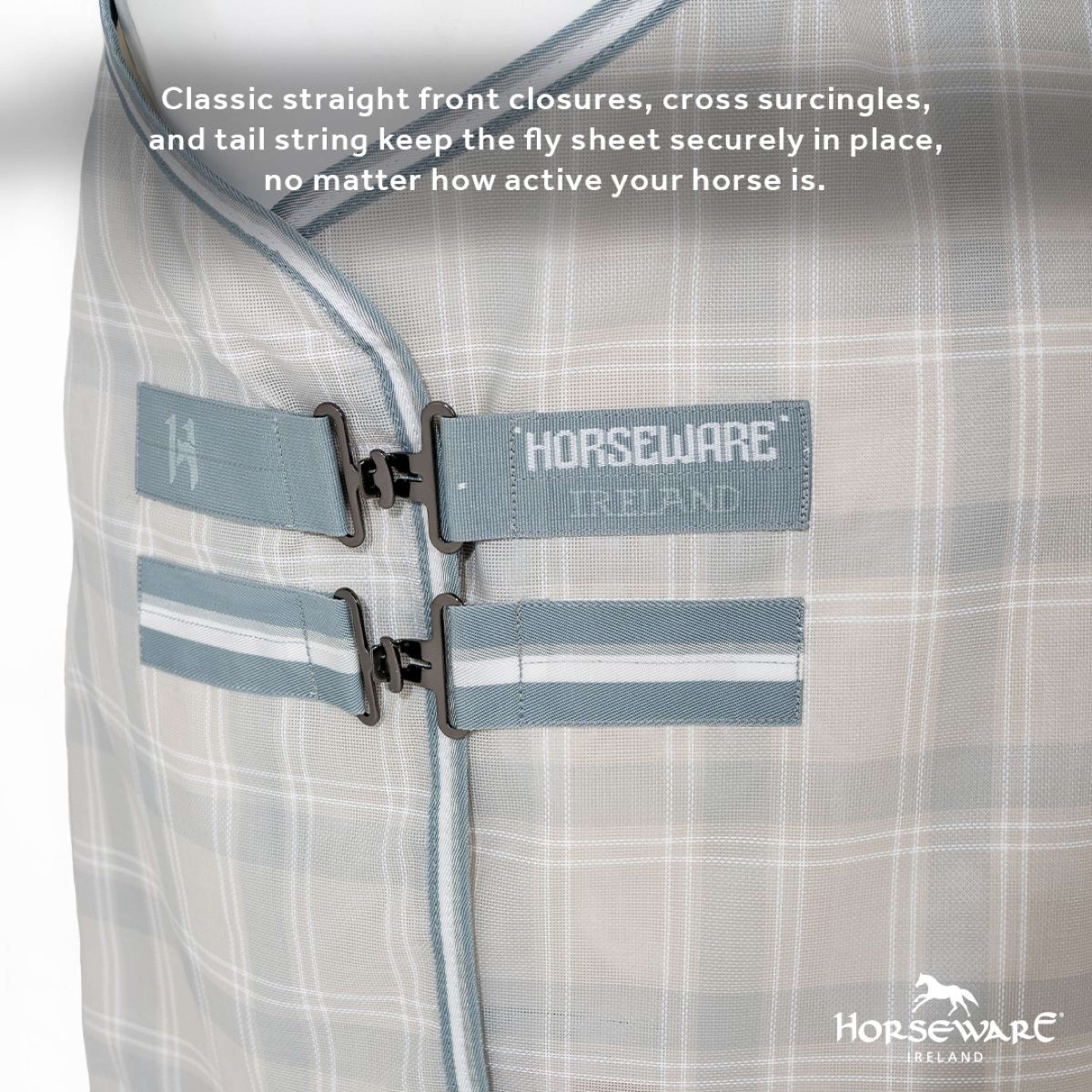 Horseware Couverture Anti-Mouches Newmarket Plus Witney Charcoal - Image 8