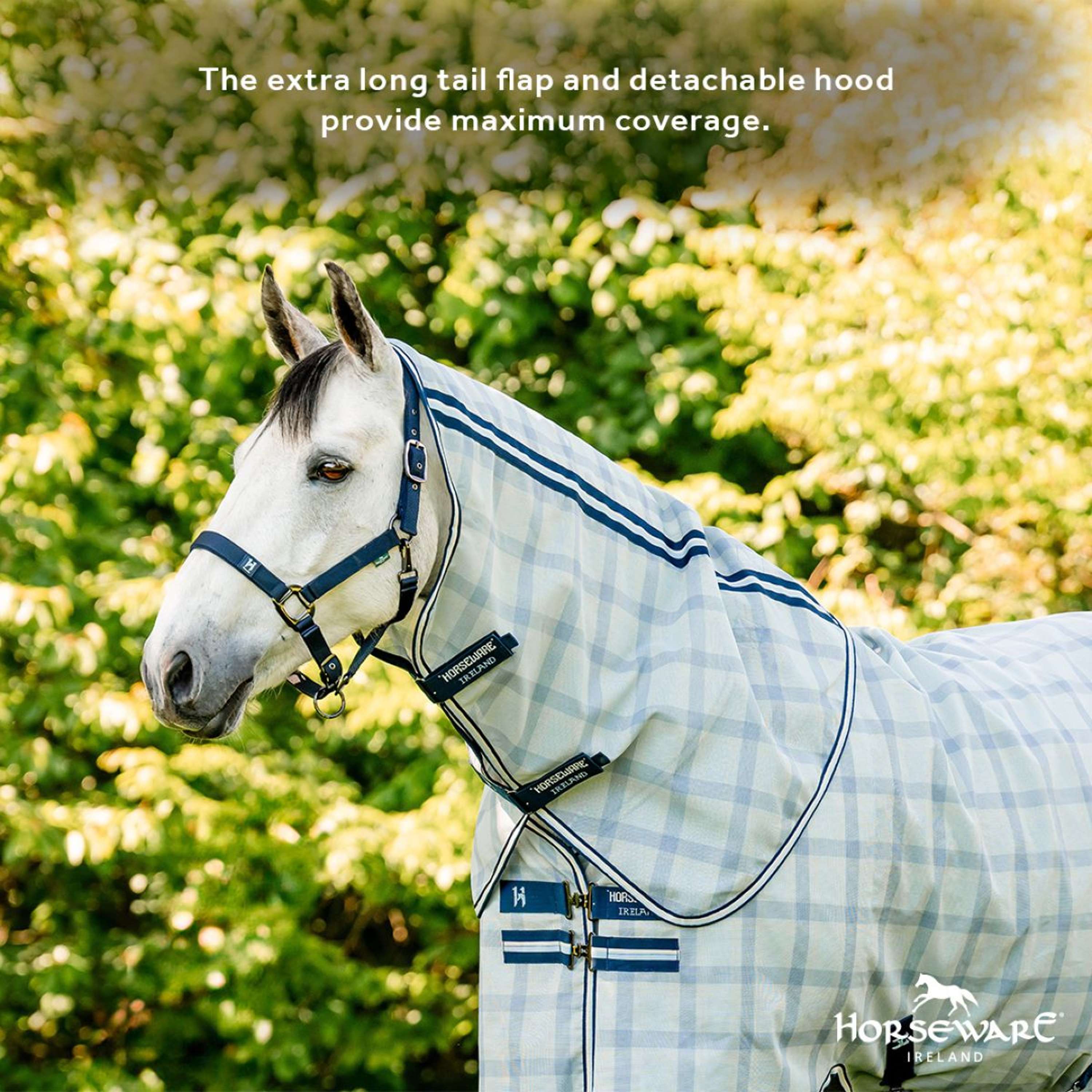 Horseware Couverture Anti-Mouches Newmarket Plus Witney Navy - Image 7