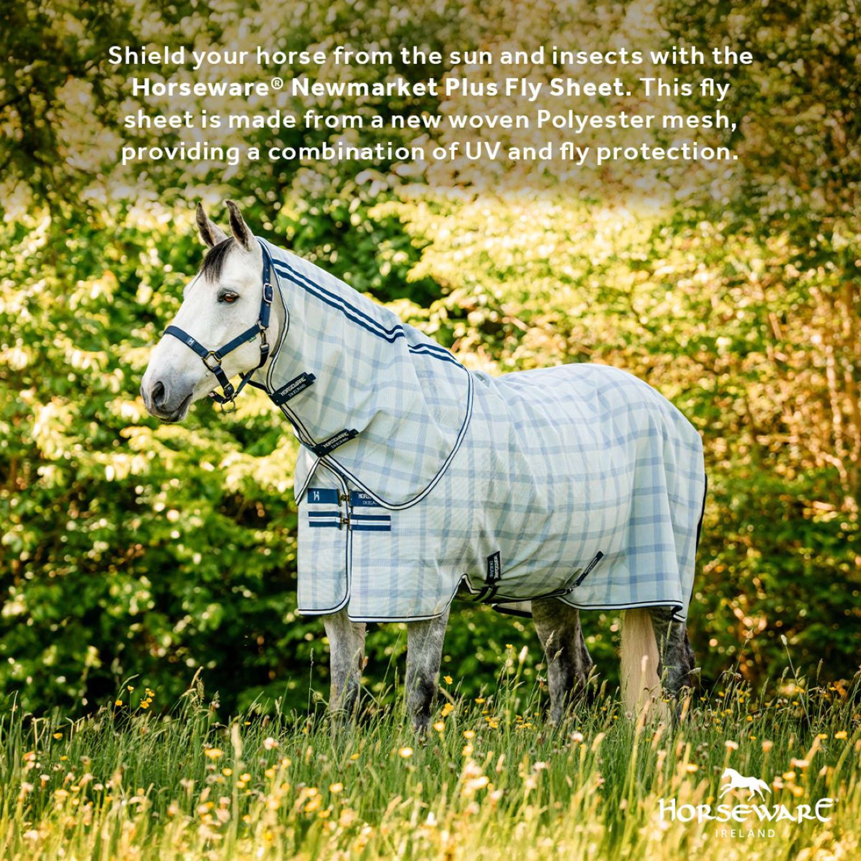 Horseware Couverture Anti-Mouches Newmarket Plus Witney Navy - Image 4