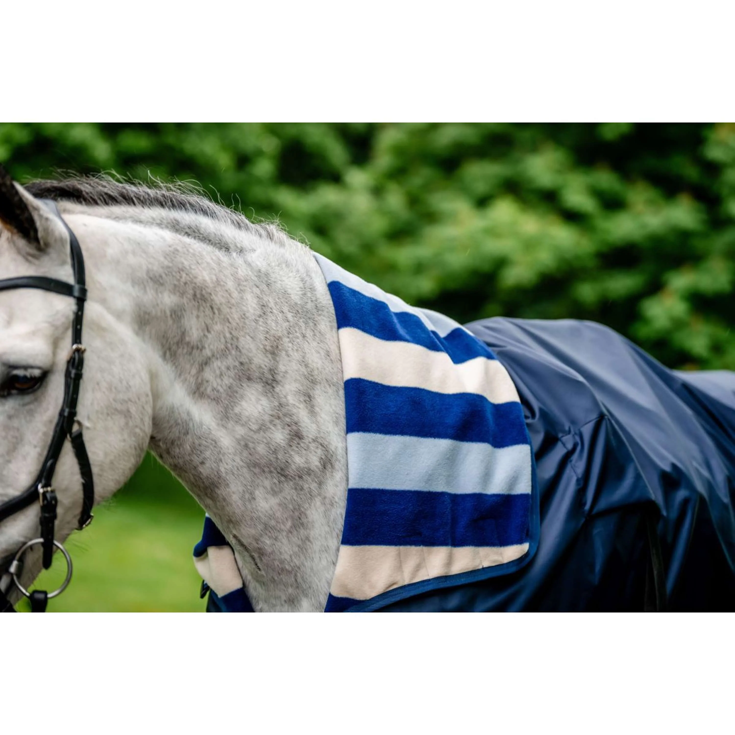Horseware Couvre-reins Imperméable Newmarket Witney Navy - Image 4