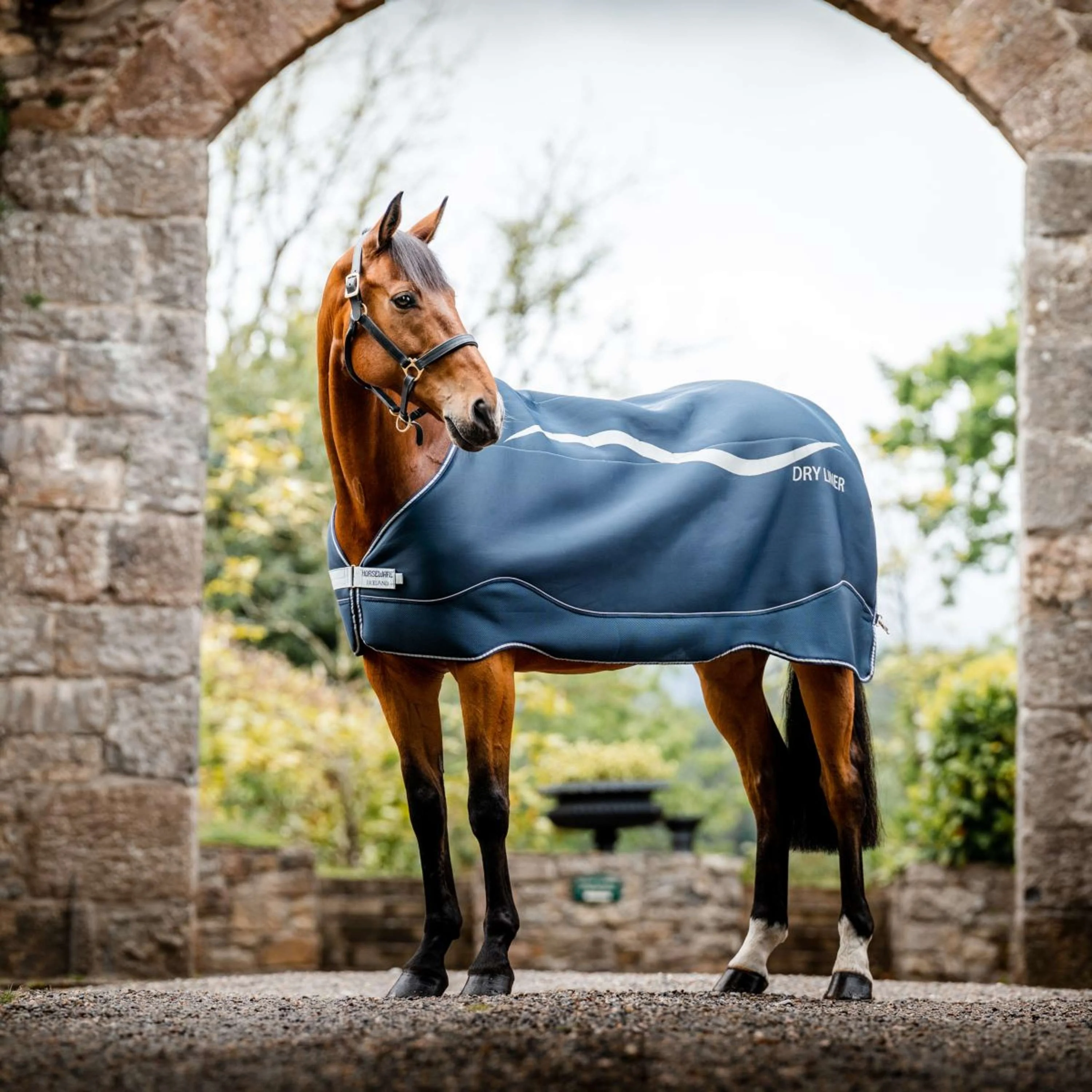 Horseware Dry Liner Marine/Argent